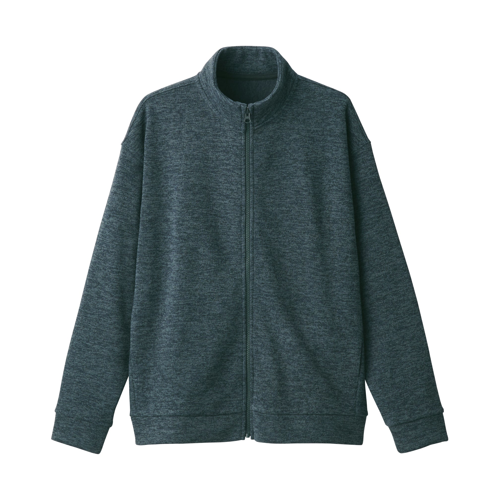 Men's Knit Fleece Stand Collar Jacket - Image 20