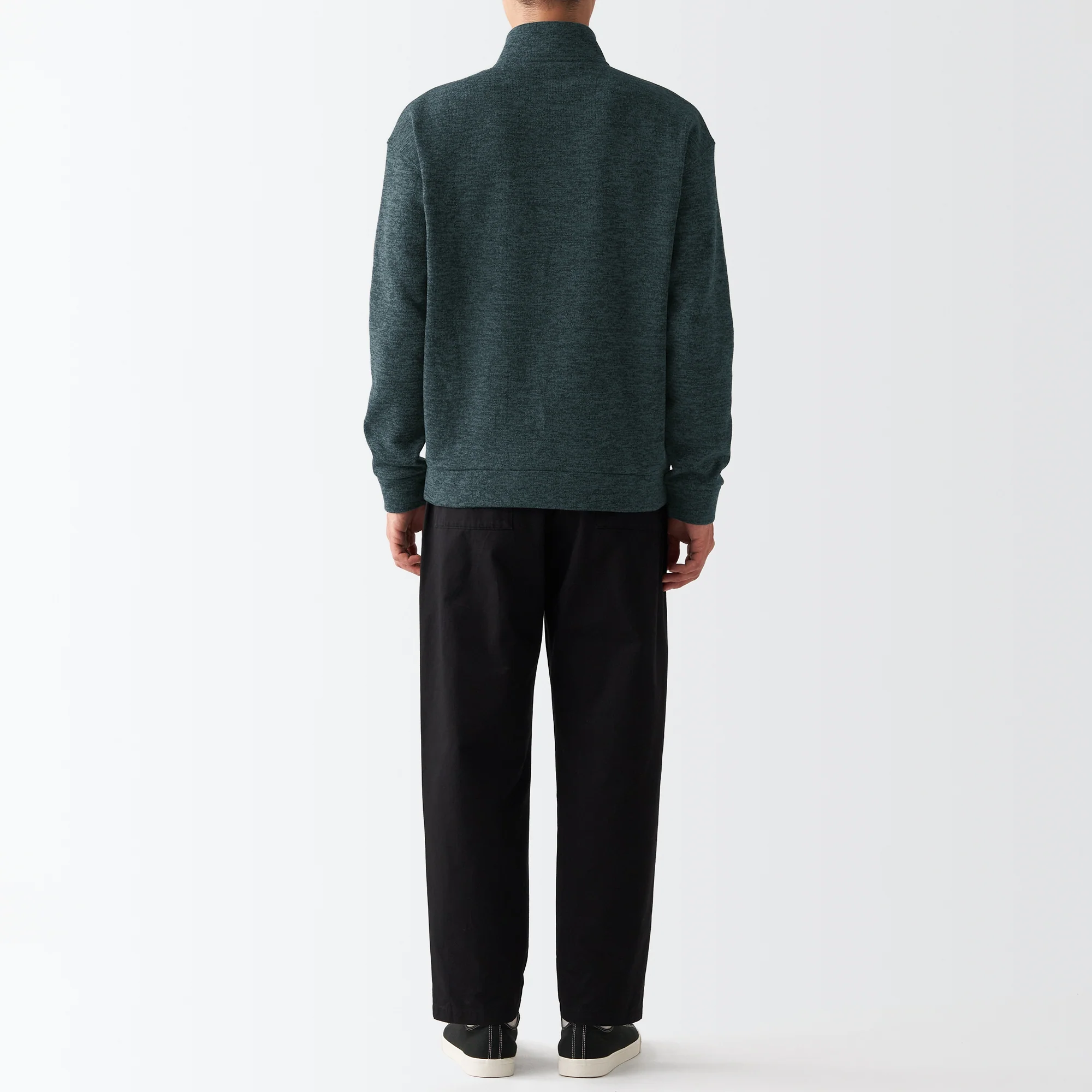 Men's Knit Fleece Stand Collar Jacket - Image 23