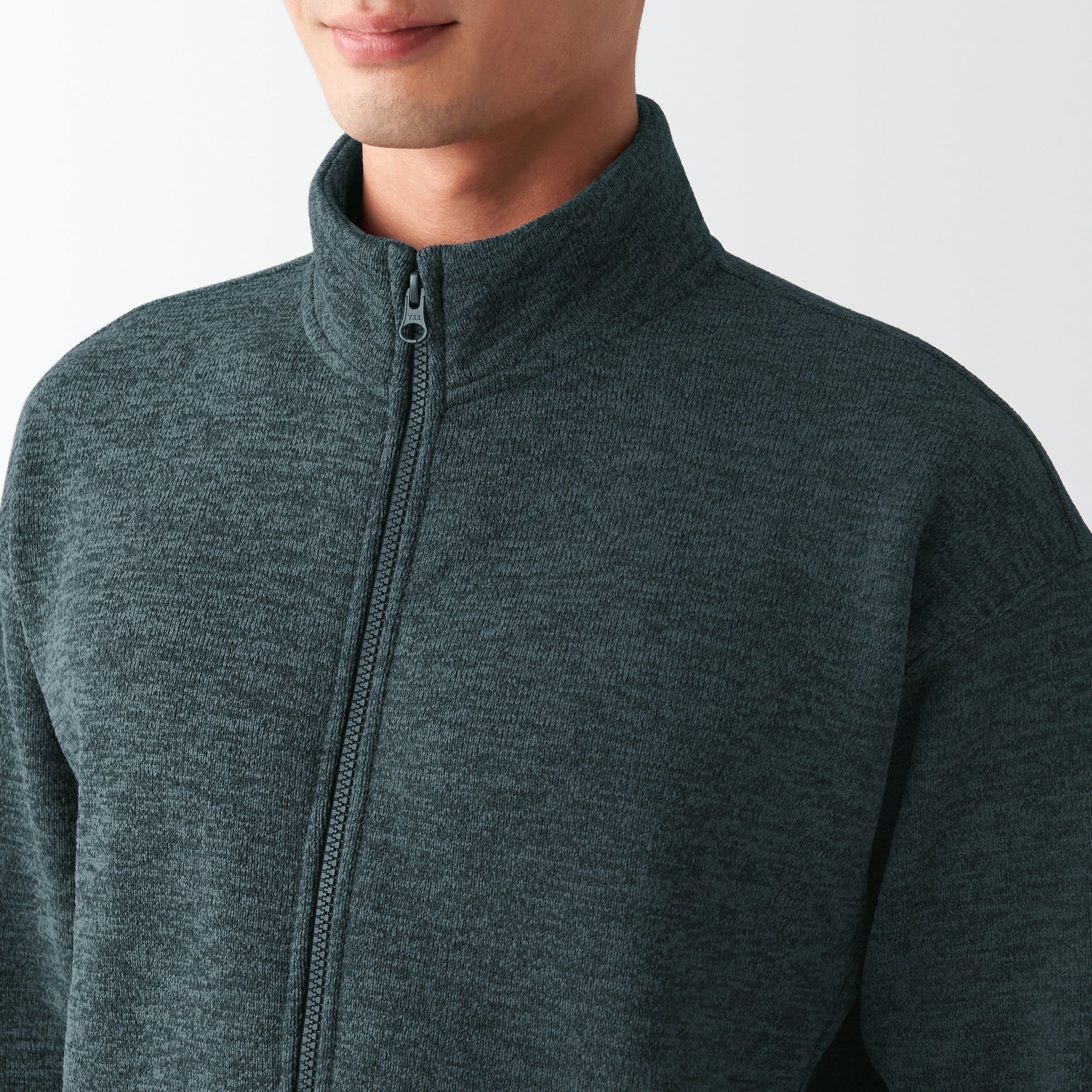 Men's Knit Fleece Stand Collar Jacket - Image 26