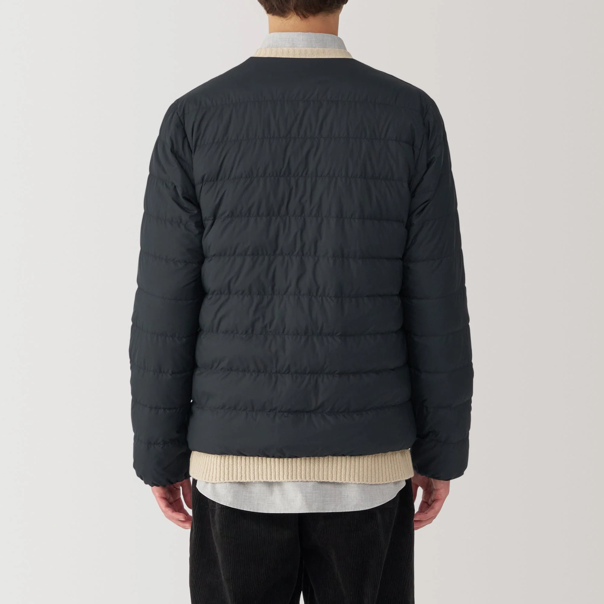 Men's Lightweight Down Collarless Jacket - Image 27