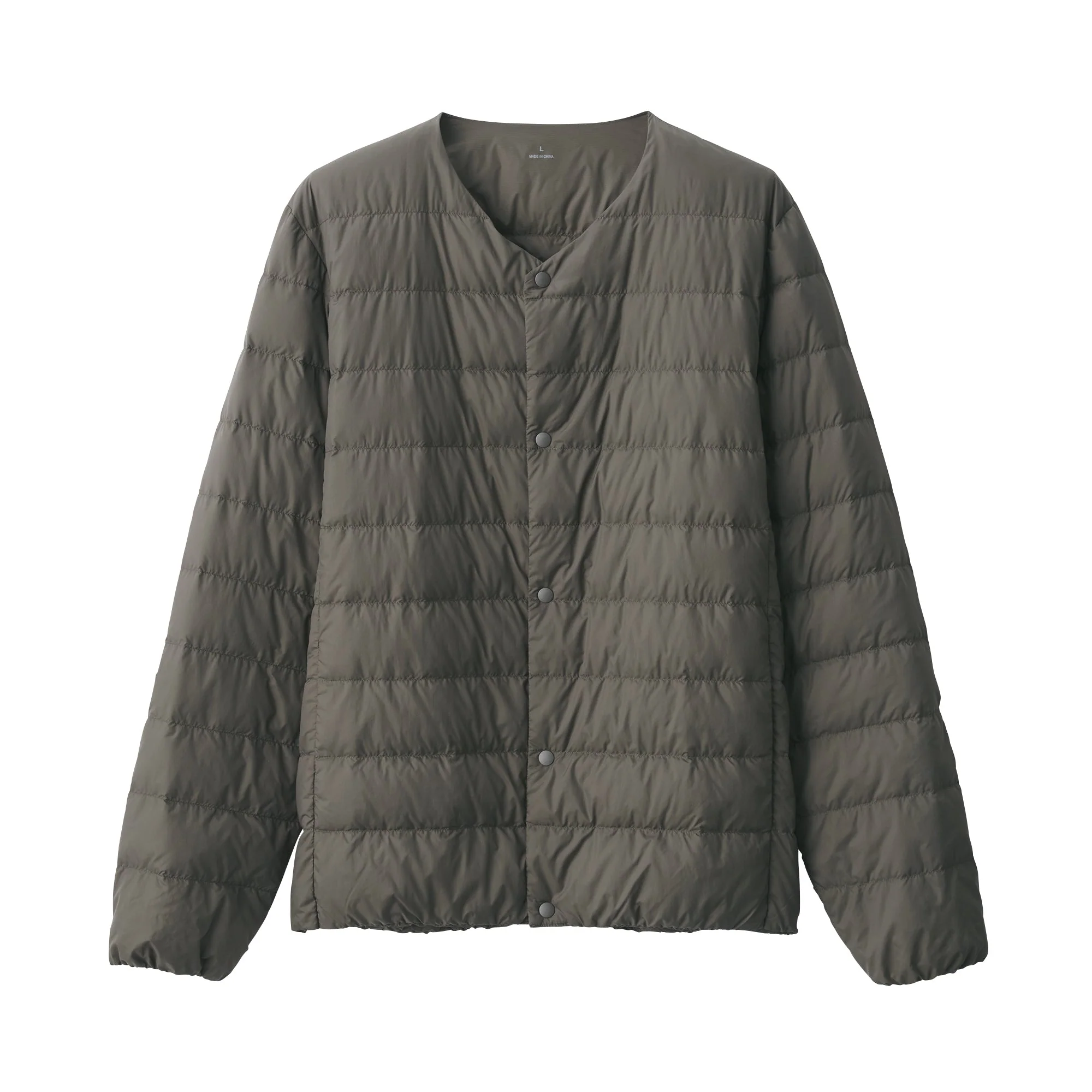 Men's Lightweight Down Collarless Jacket - Image 45