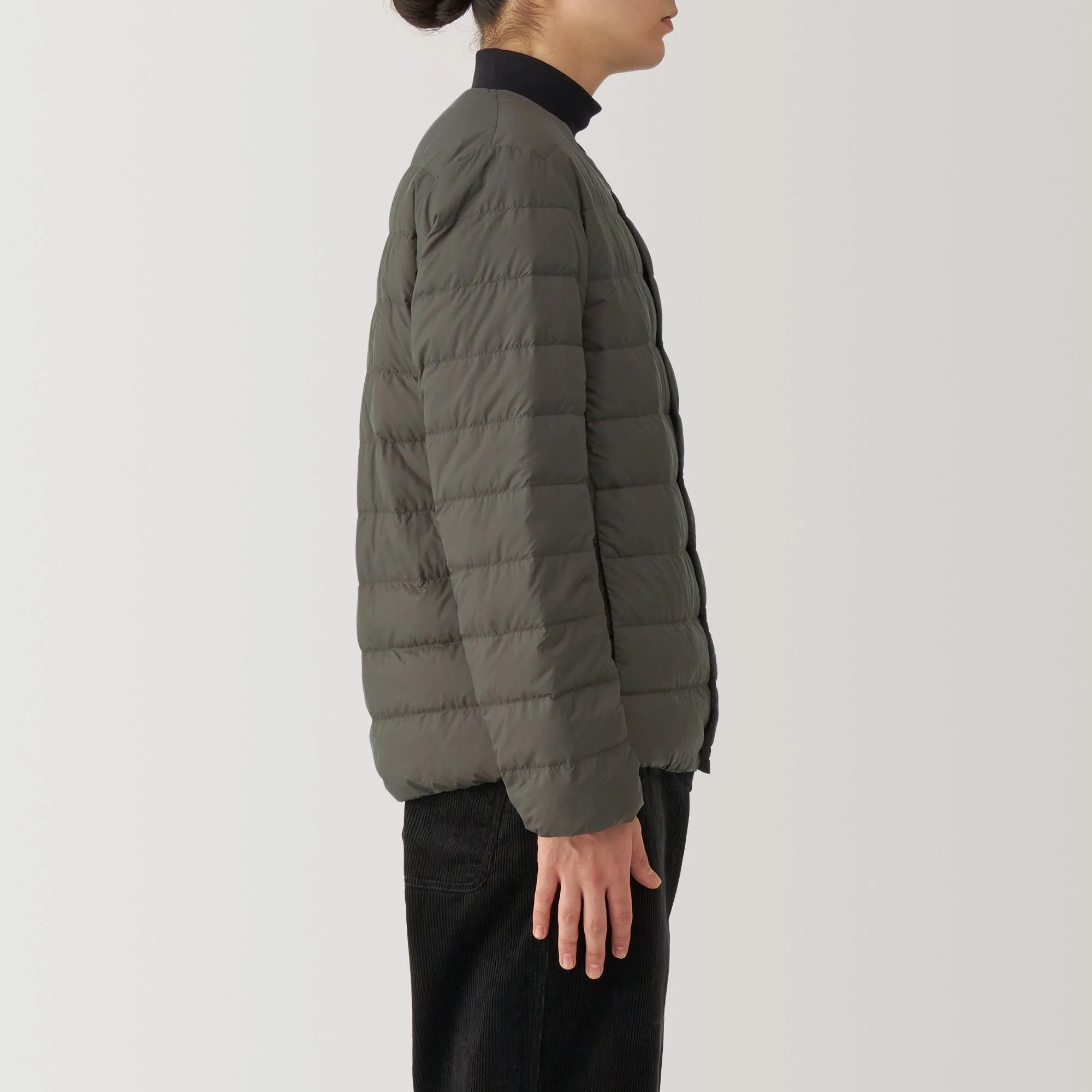 Men's Lightweight Down Collarless Jacket - Image 48