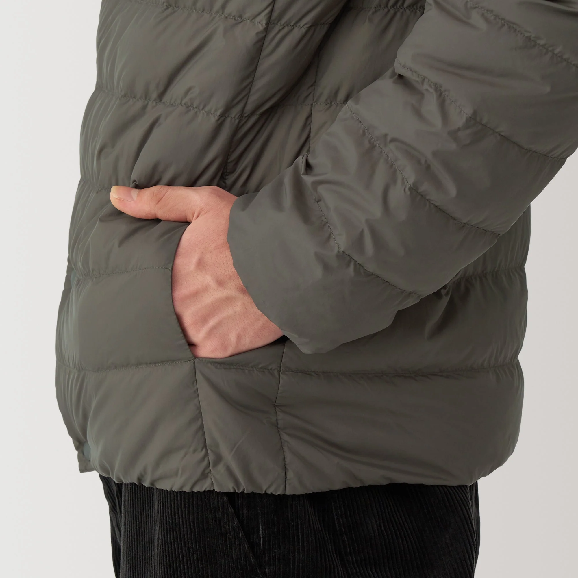 Men's Lightweight Down Collarless Jacket - Image 51