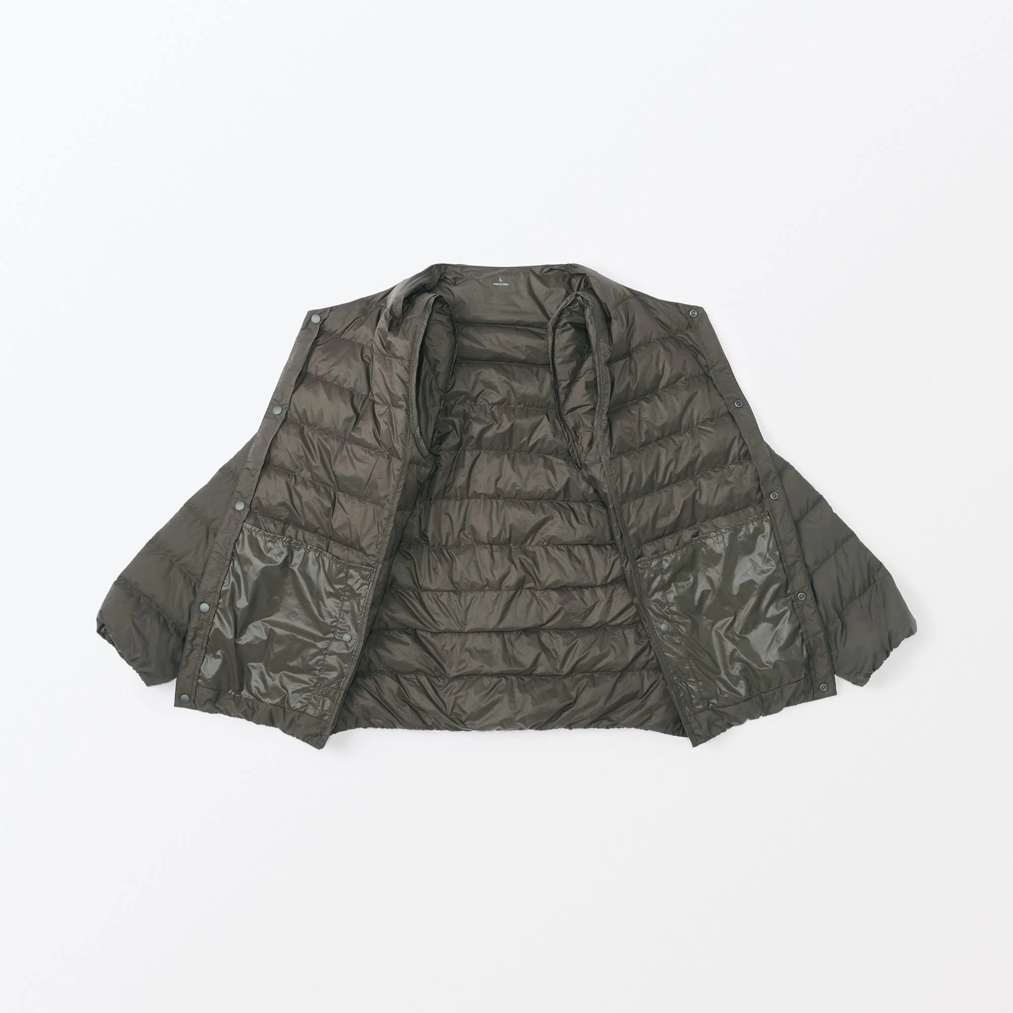 Men's Lightweight Down Collarless Jacket - Image 54