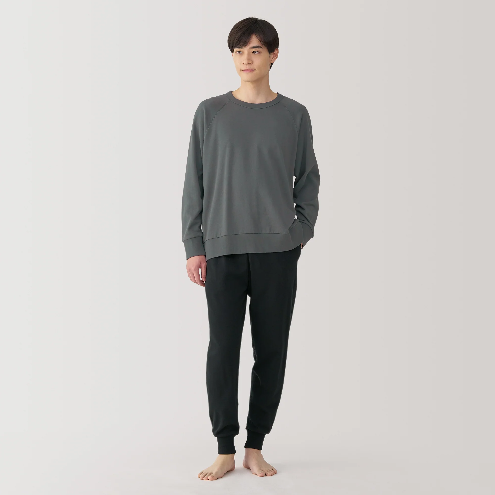 Men's Loose-Twist Sweatshirt Loungewear Set - Image 3