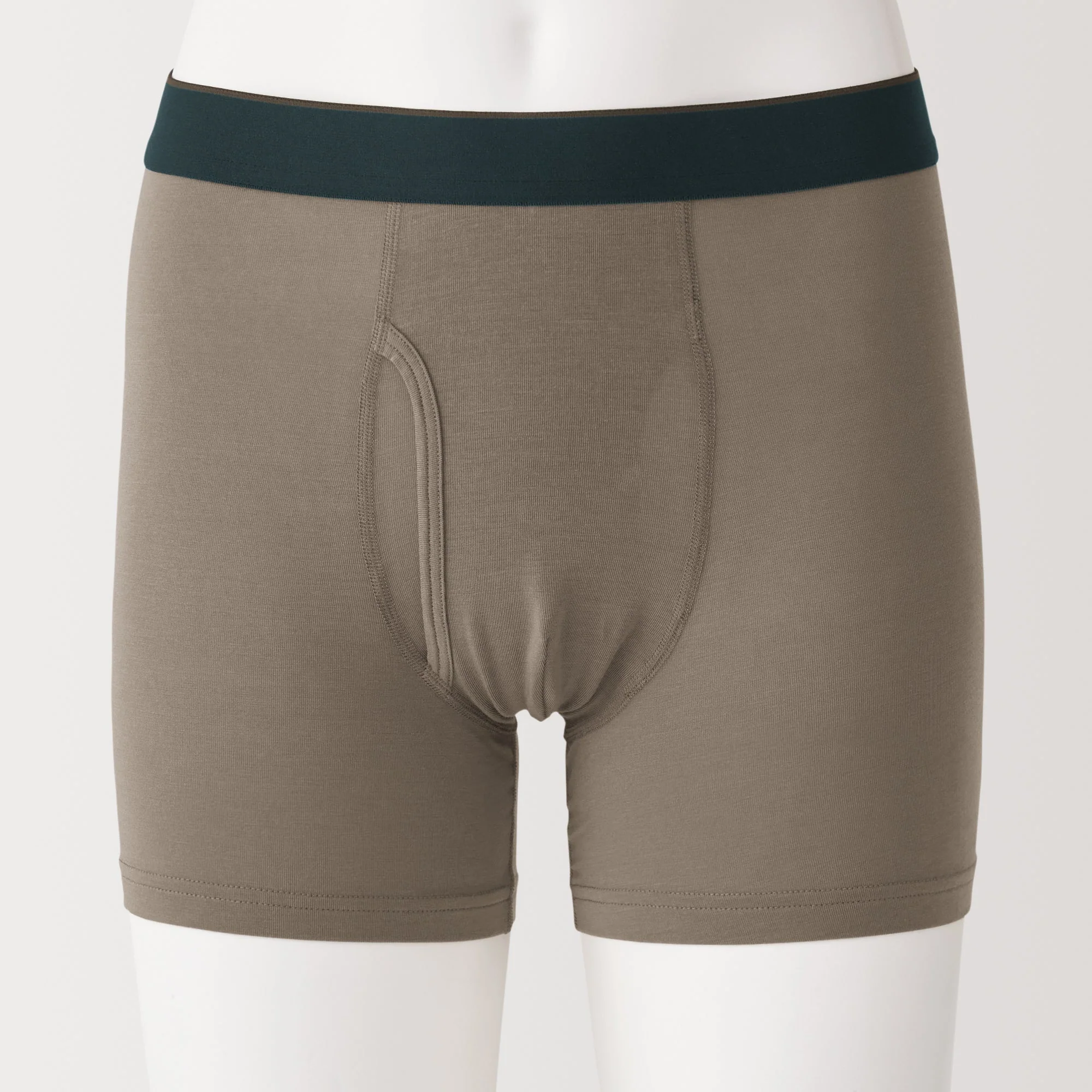 Men's Lyocell Blend Front Open Boxer Briefs