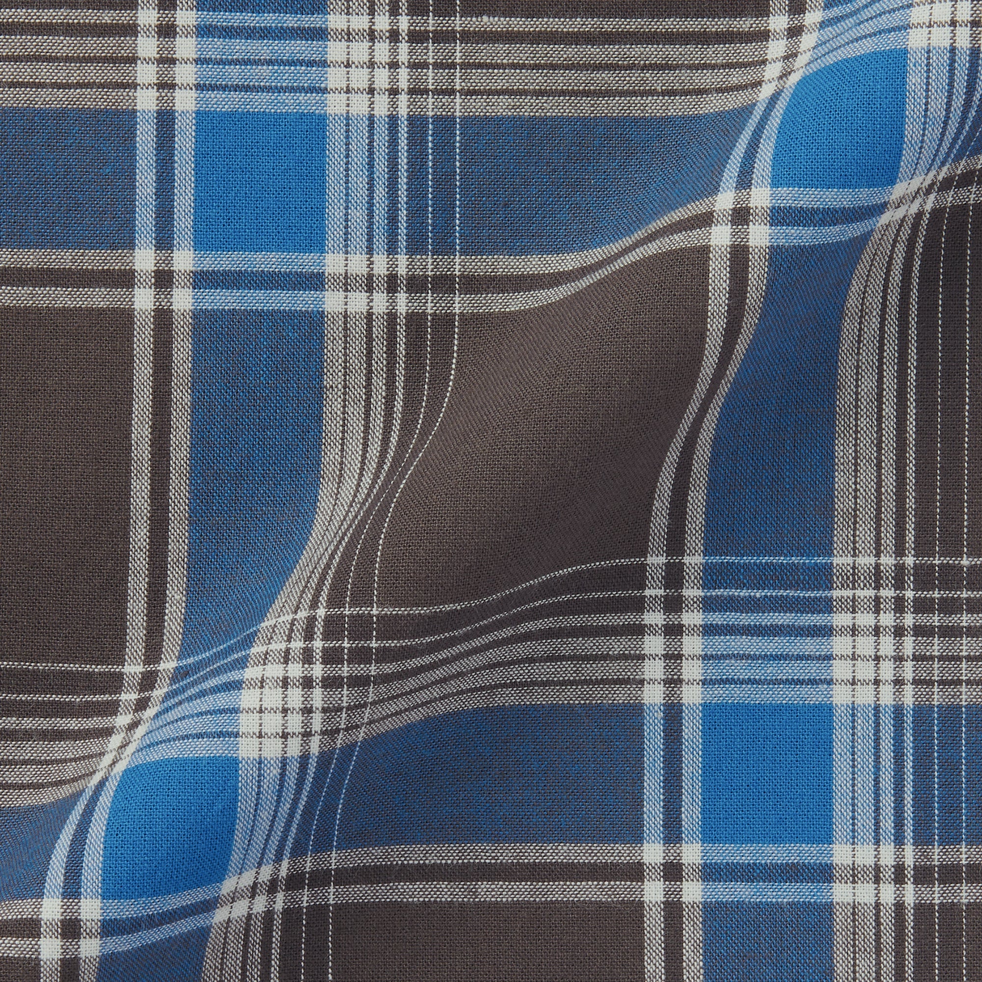 Men's Madras Check Open Collar Shirt - Image 10