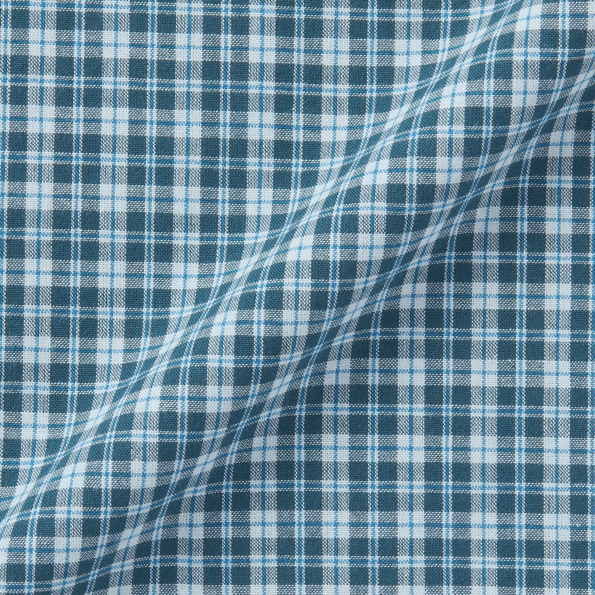 Men's Madras Check Open Collar Shirt - Image 28