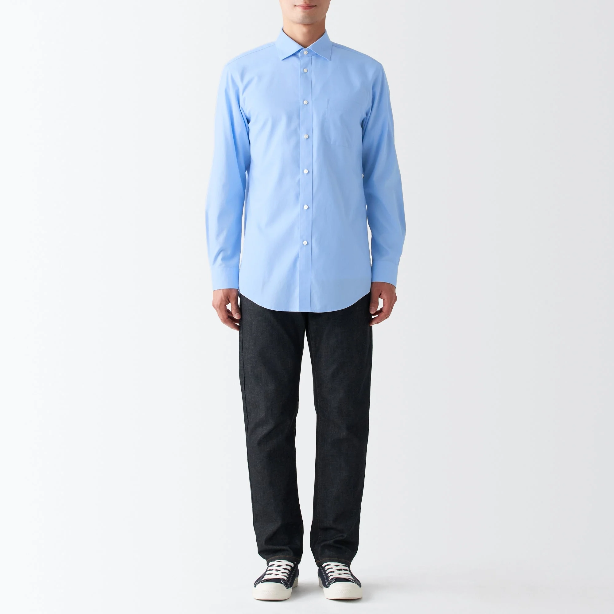 Men's Non-Iron Semi Wide Collar Shirt - Image 13