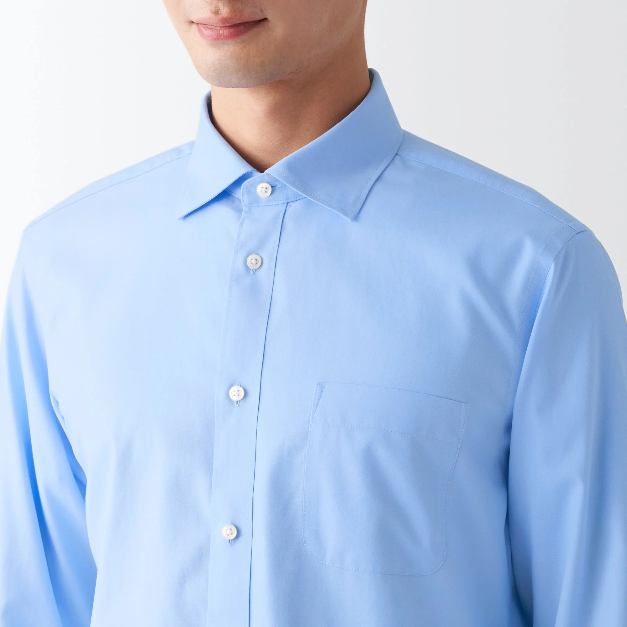 Men's Non-Iron Semi Wide Collar Shirt - Image 15