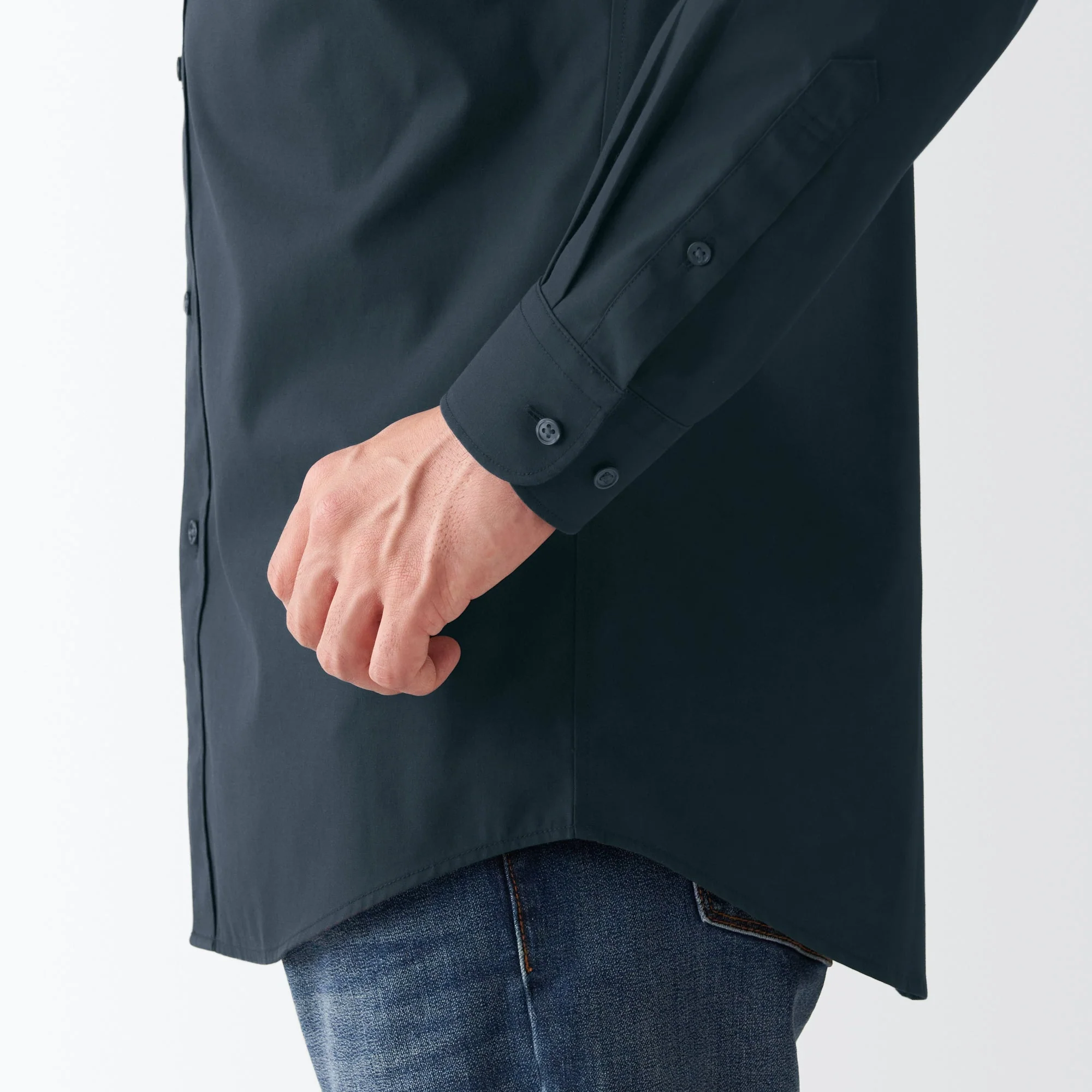 Men's Non-Iron Semi Wide Collar Shirt - Image 27
