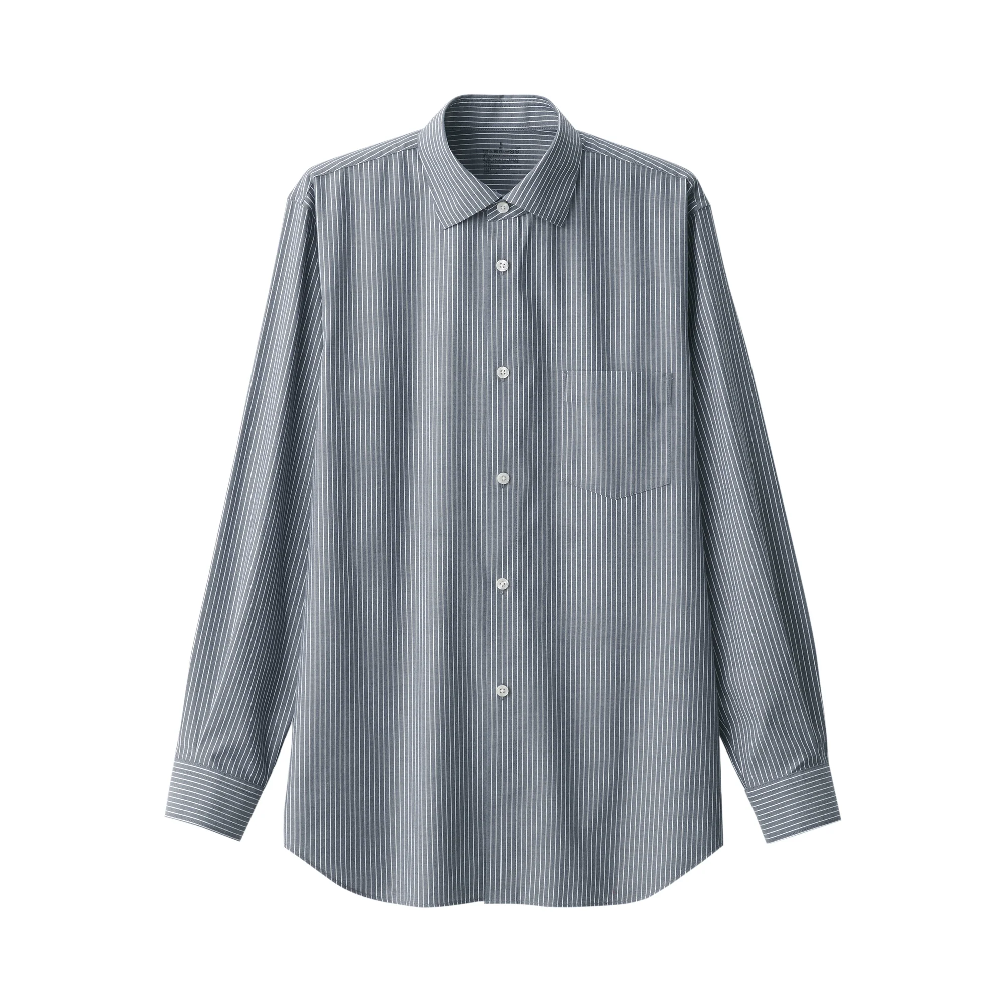 Men's Non-Iron Semi Wide Collar Shirt - Image 10