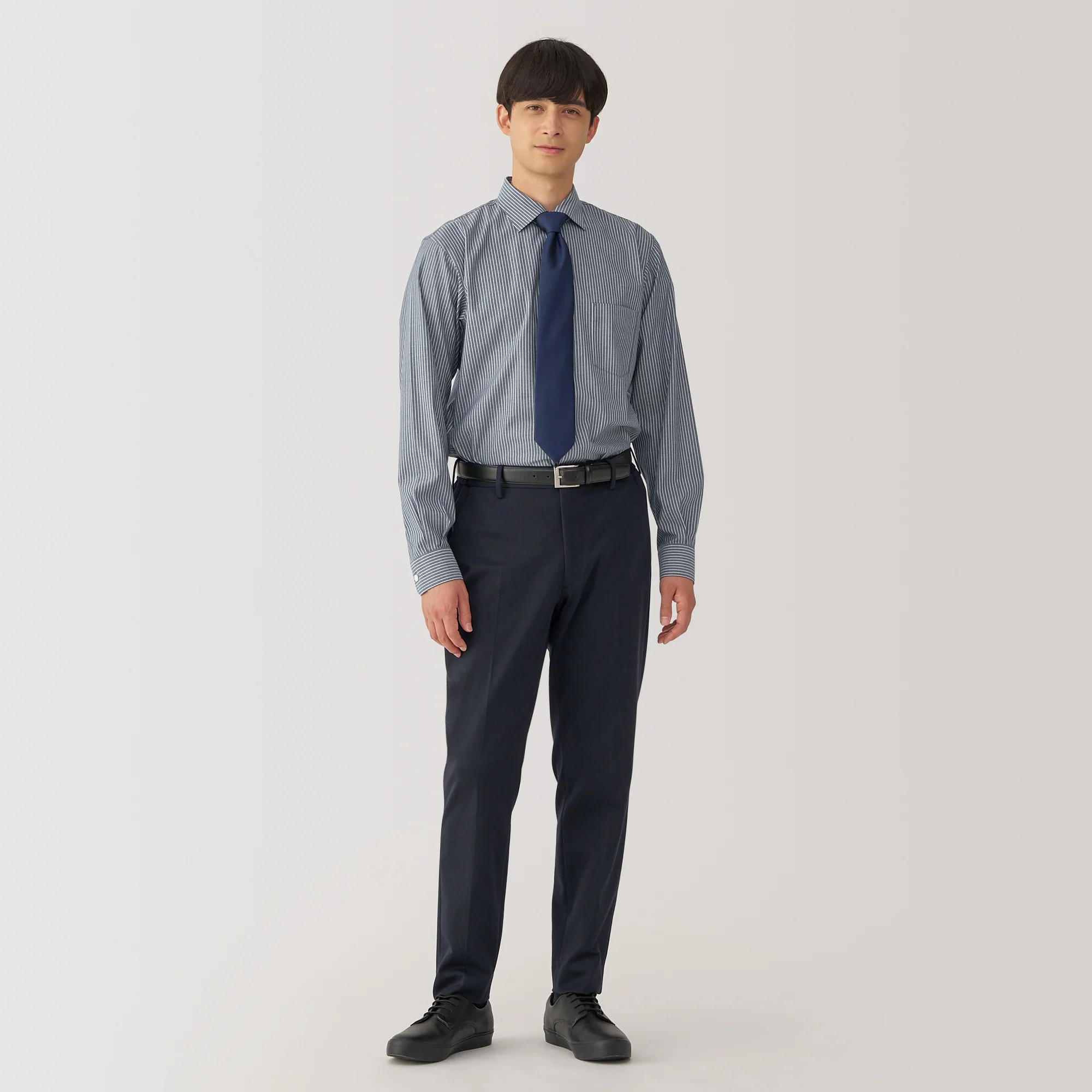 Men's Non-Iron Semi Wide Collar Shirt - Image 12