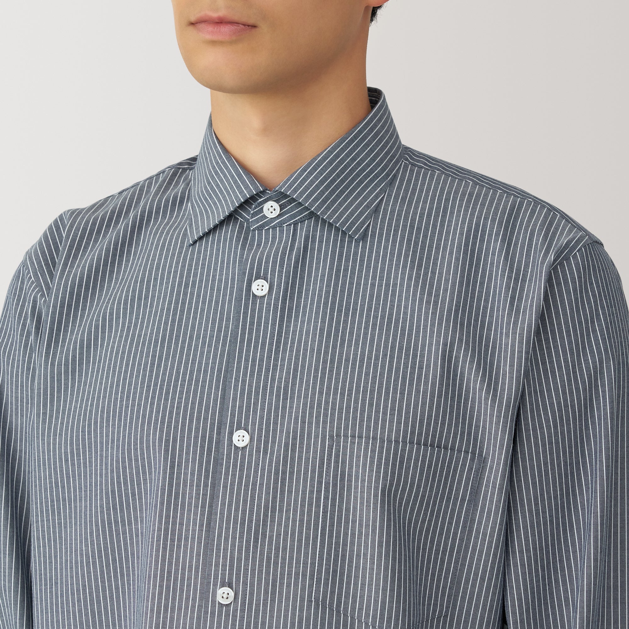 Men's Non-Iron Semi Wide Collar Shirt - Image 15