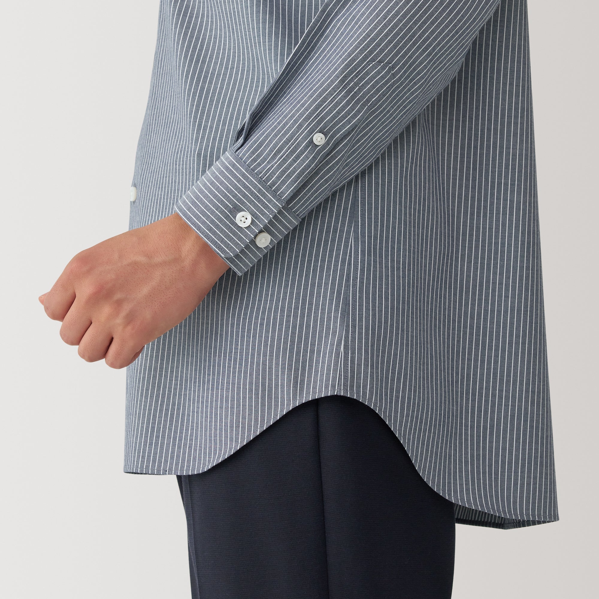 Men's Non-Iron Semi Wide Collar Shirt - Image 16