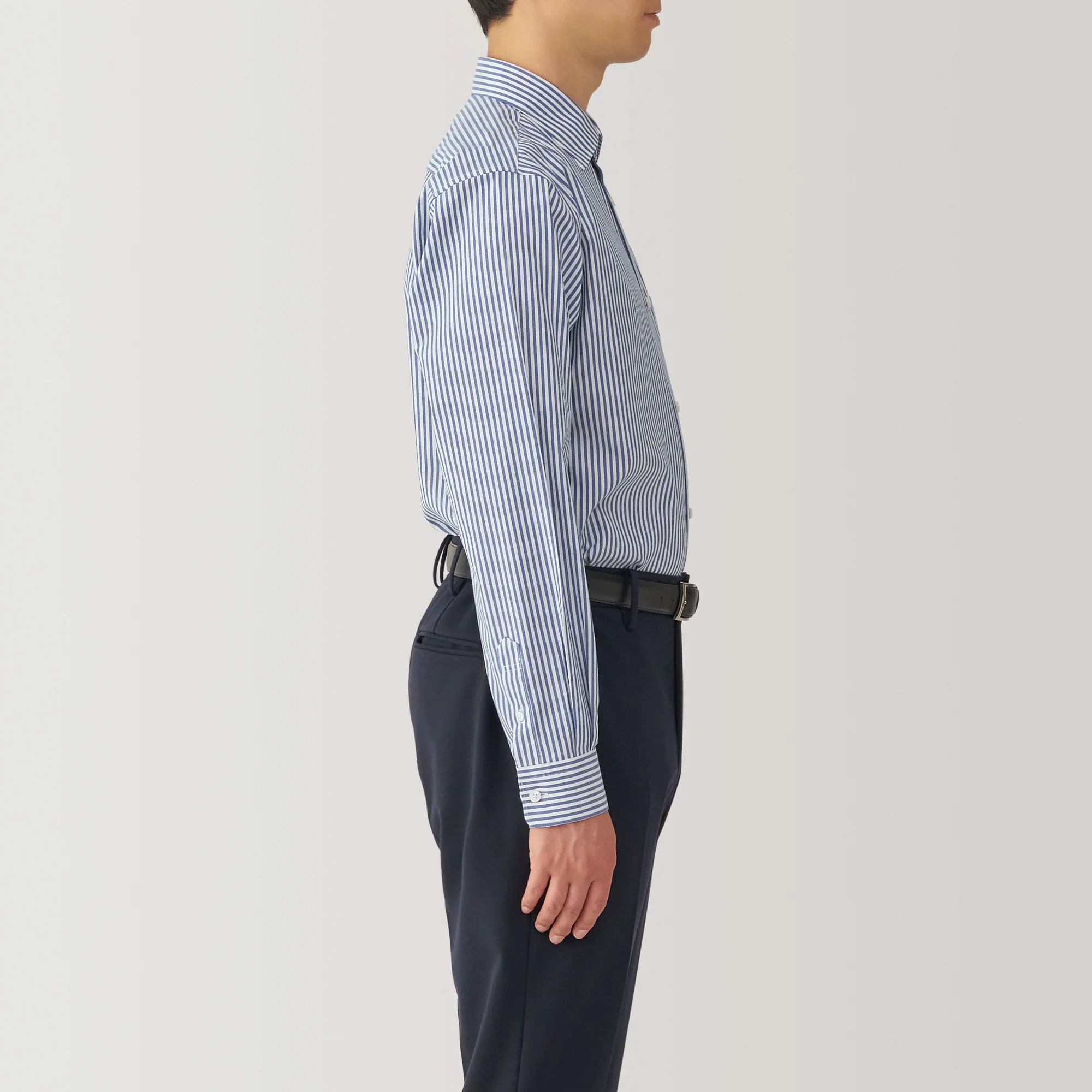 Men's Non-Iron Semi Wide Collar Shirt - Image 21