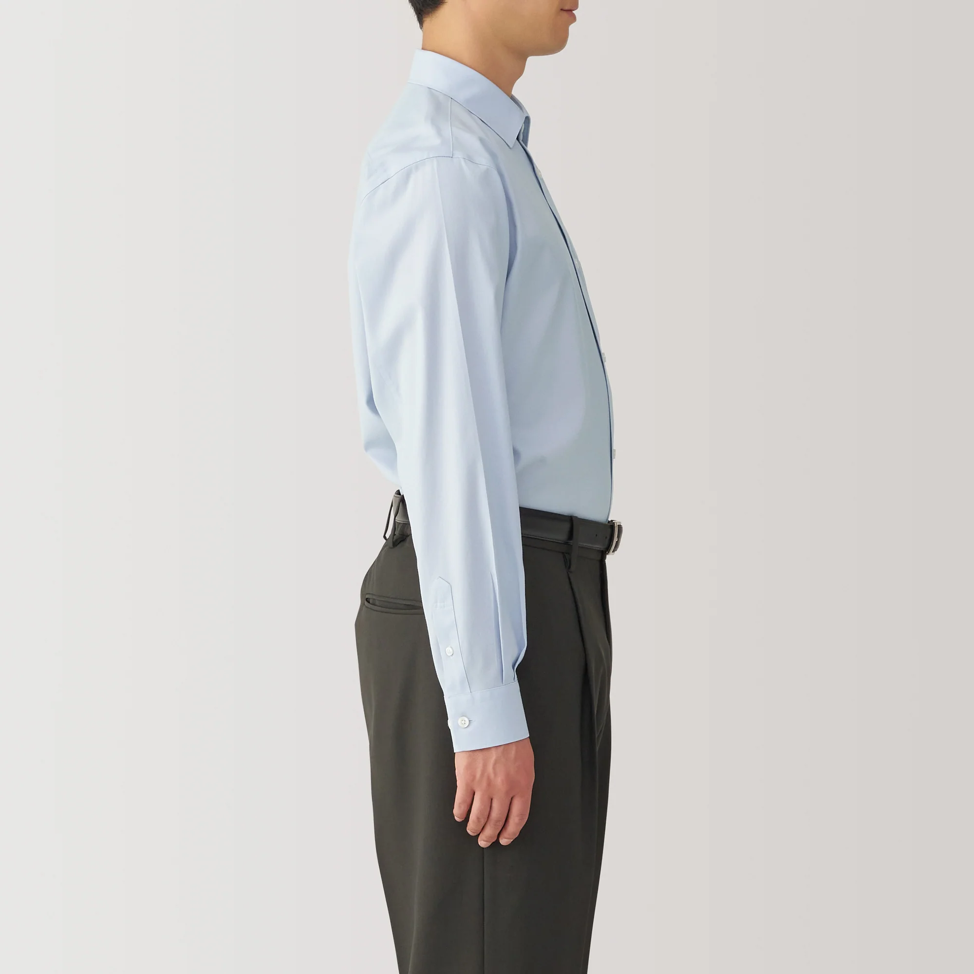 Men's Non-Iron Semi Wide Collar Shirt - Image 29