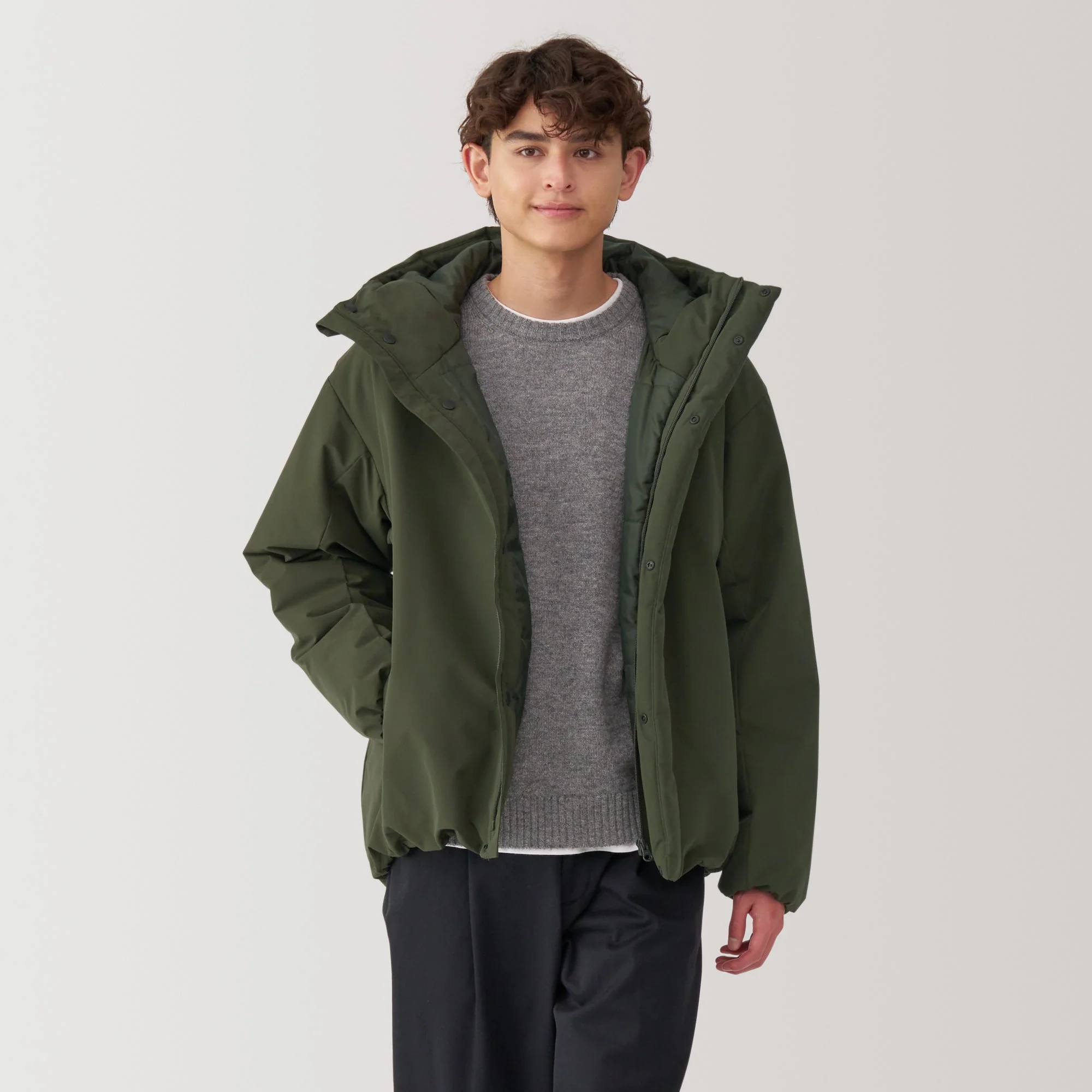Men's Padded Hooded Jacket - Image 13