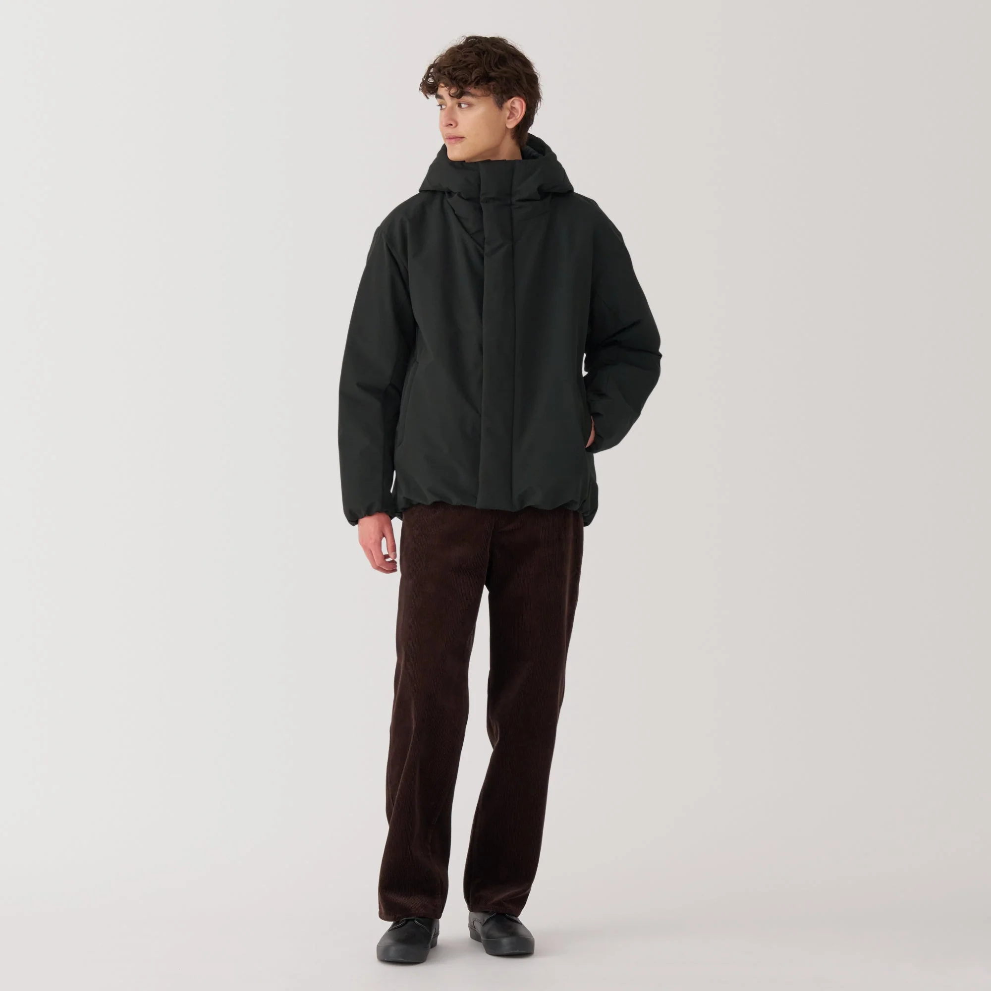 Men's Padded Hooded Jacket - Image 24