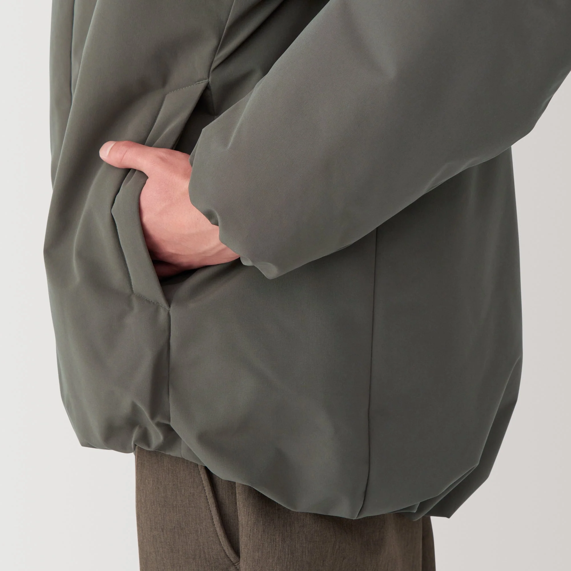 Men's Padded Hooded Jacket - Image 9