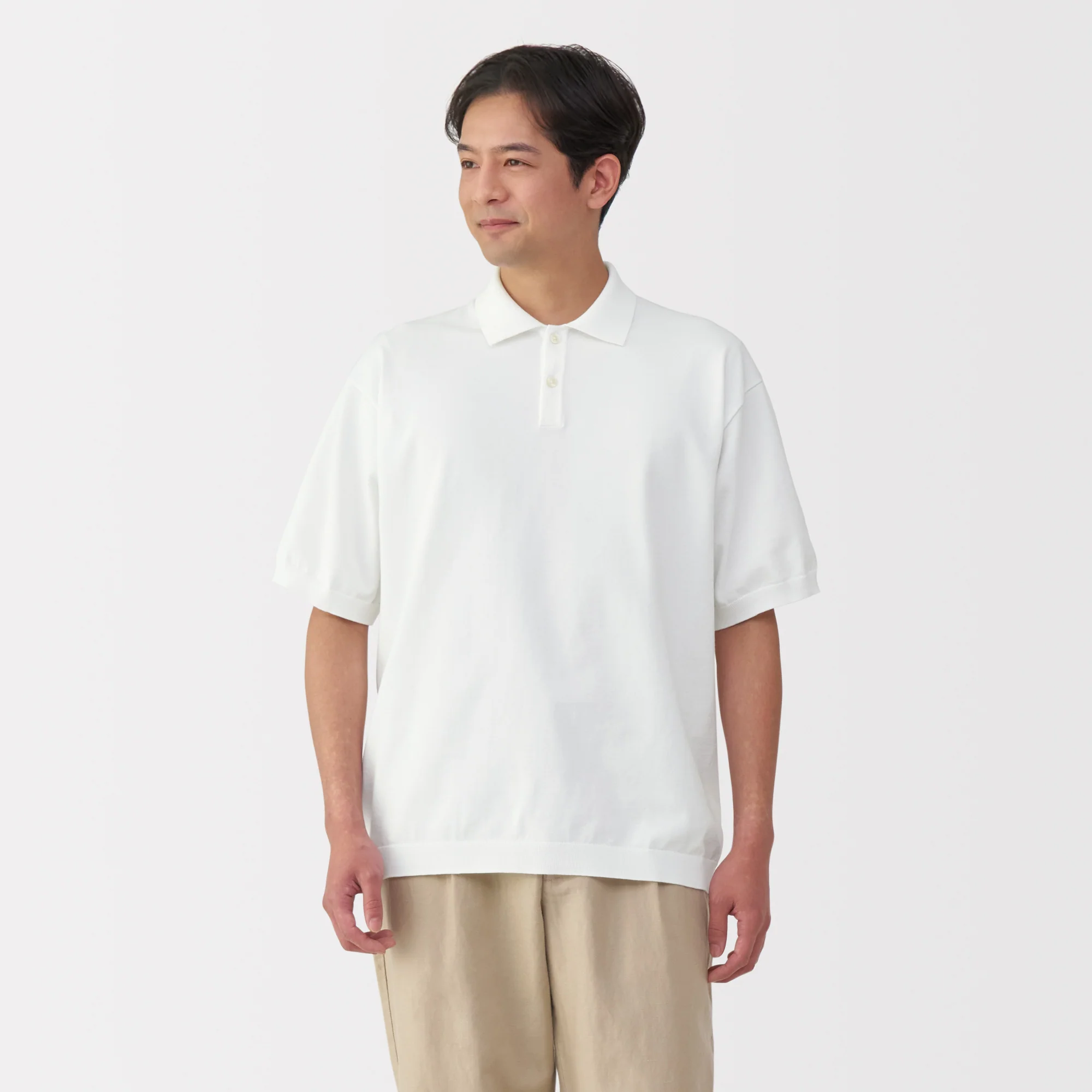 Men's Quick Dry Crew Neck Short Sleeve Knit Polo Shirt - Image 10