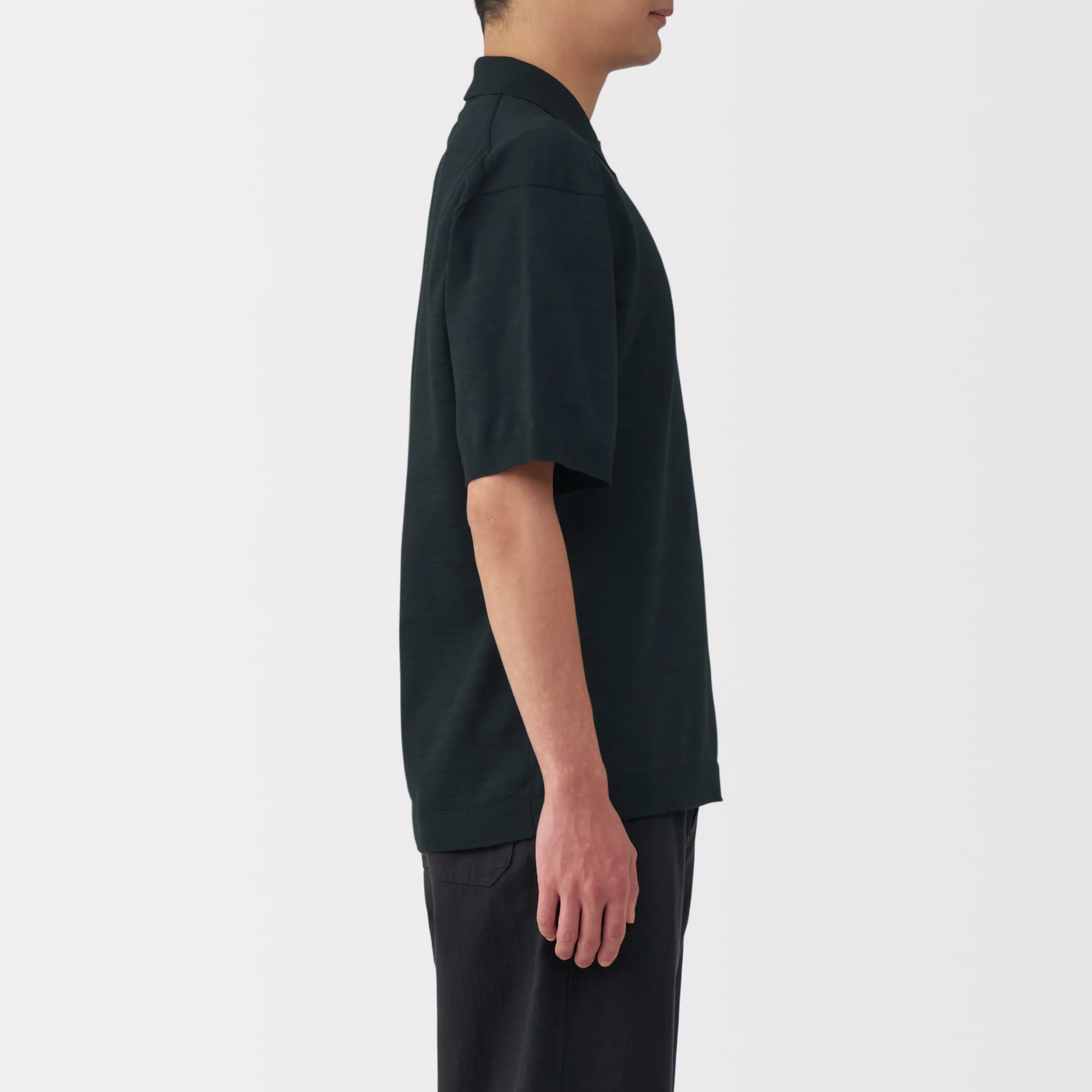 Men's Quick Dry Crew Neck Short Sleeve Knit Polo Shirt - Image 19