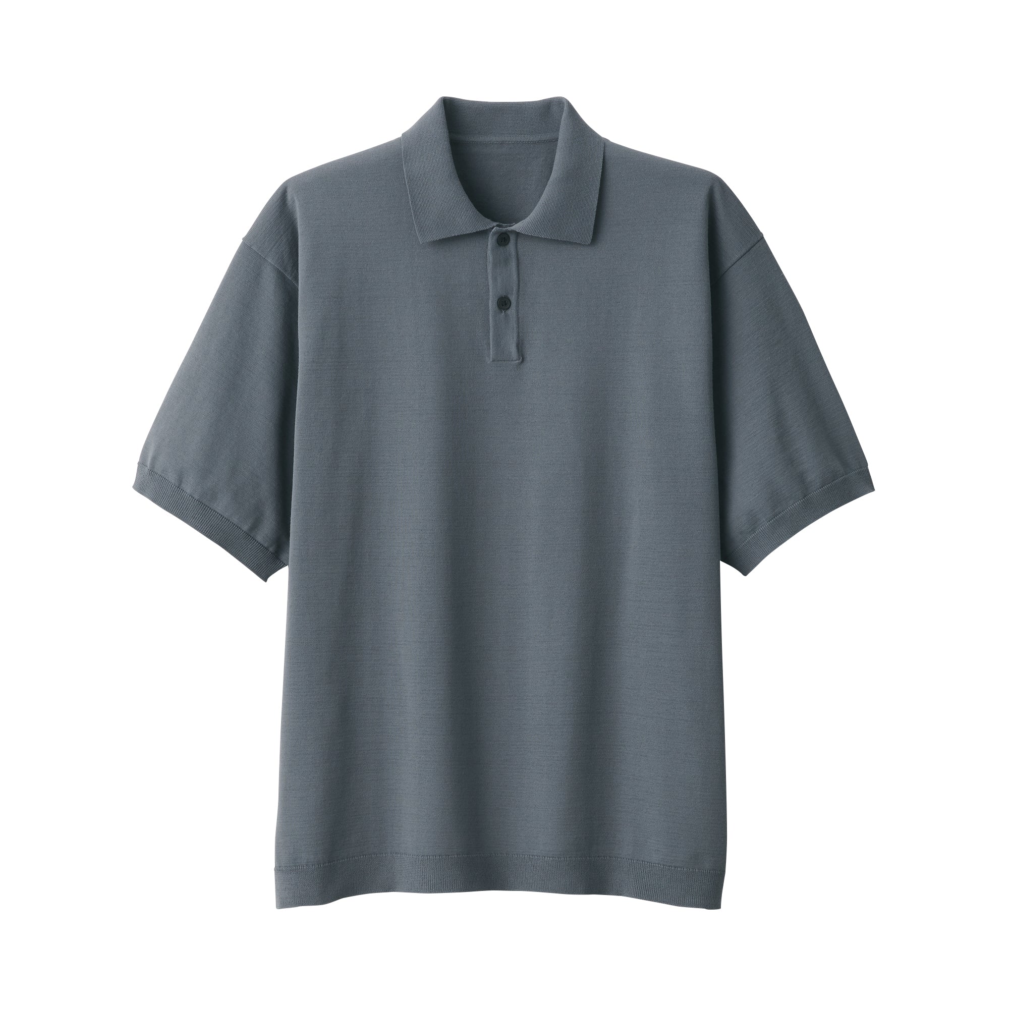 Men's Quick Dry Crew Neck Short Sleeve Knit Polo Shirt - Image 2