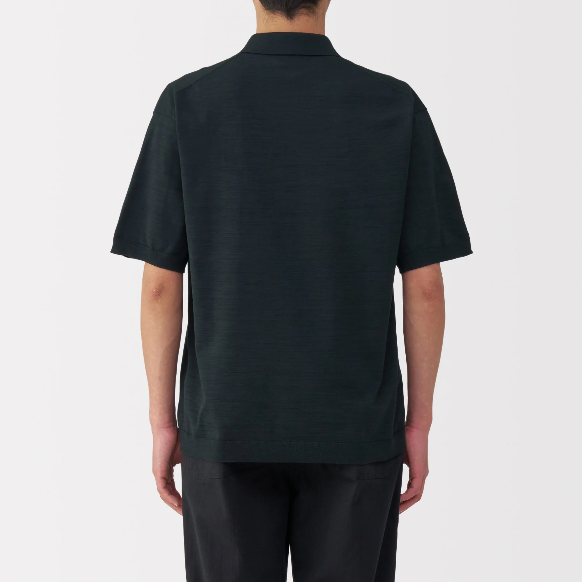 Men's Quick Dry Crew Neck Short Sleeve Knit Polo Shirt - Image 20