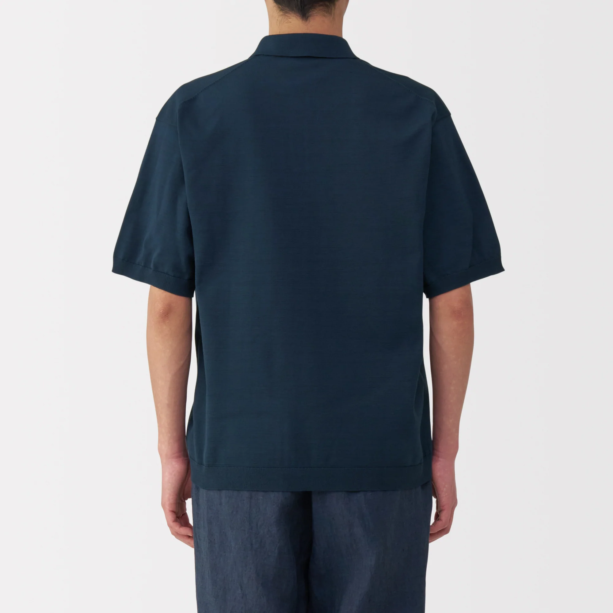 Men's Quick Dry Crew Neck Short Sleeve Knit Polo Shirt - Image 27