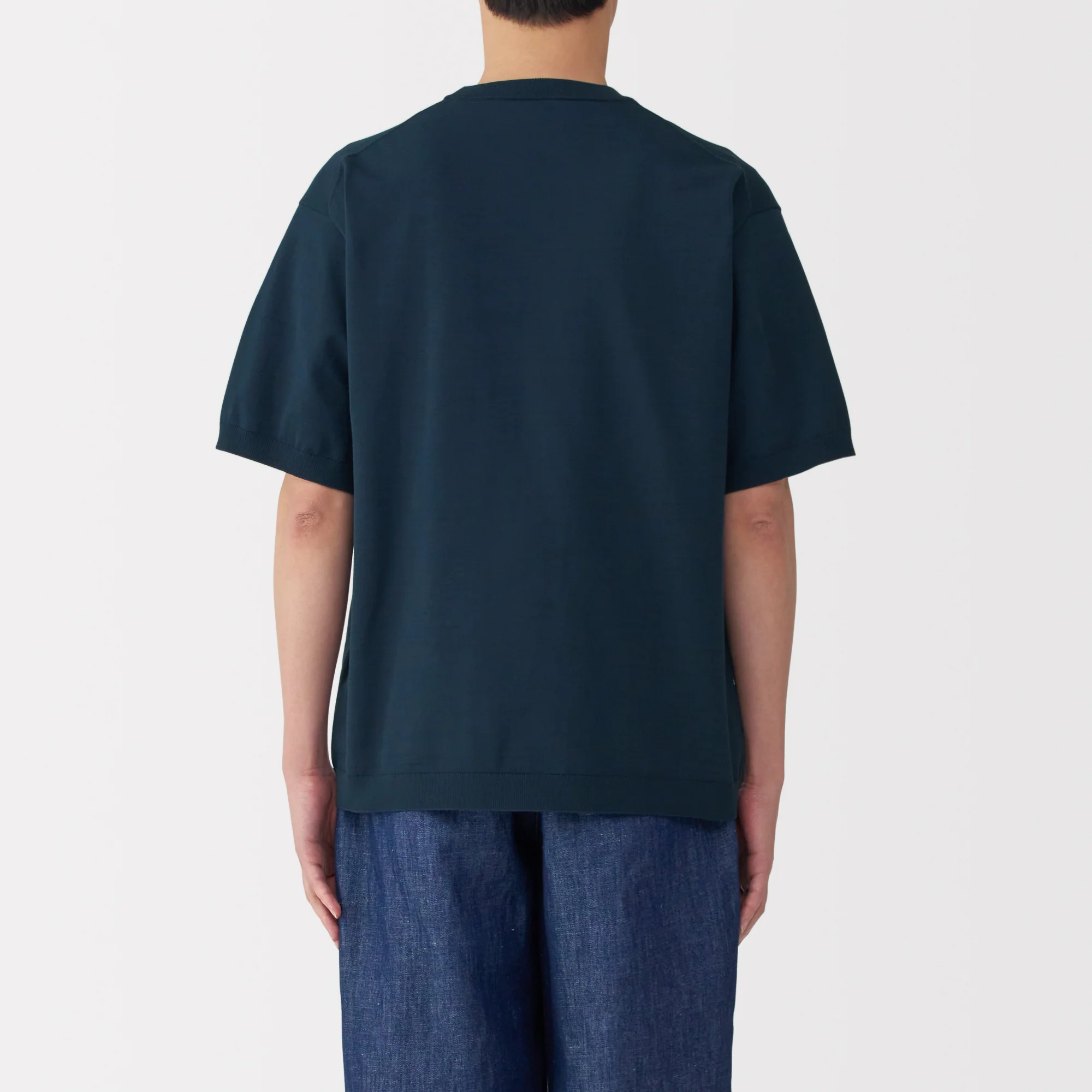 Men's Quick Dry Crew Neck Short Sleeve Knit T-Shirt - Image 14