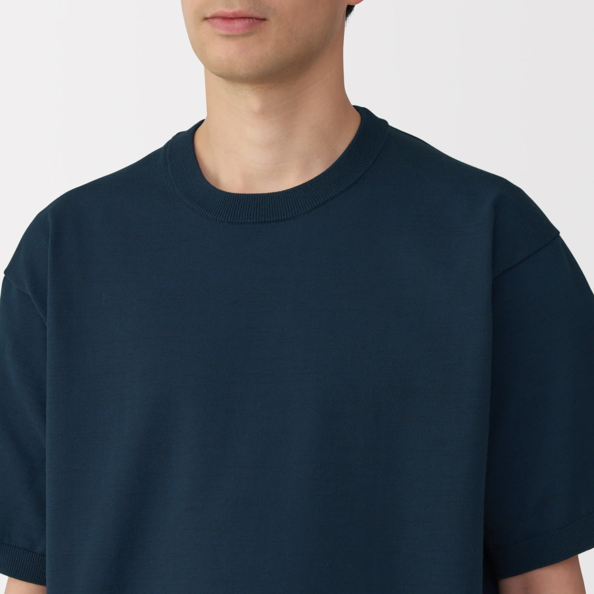Men's Quick Dry Crew Neck Short Sleeve Knit T-Shirt - Image 15