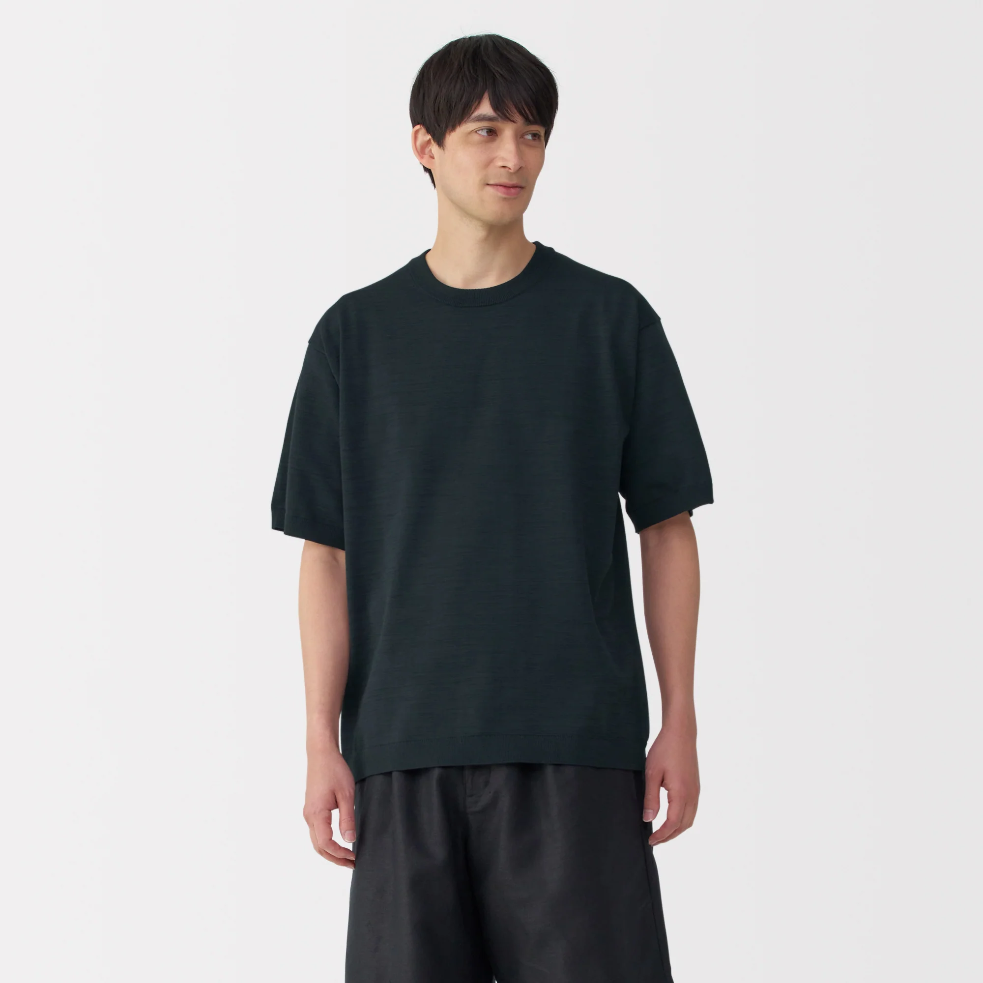 Men's Quick Dry Crew Neck Short Sleeve Knit T-Shirt - Image 25
