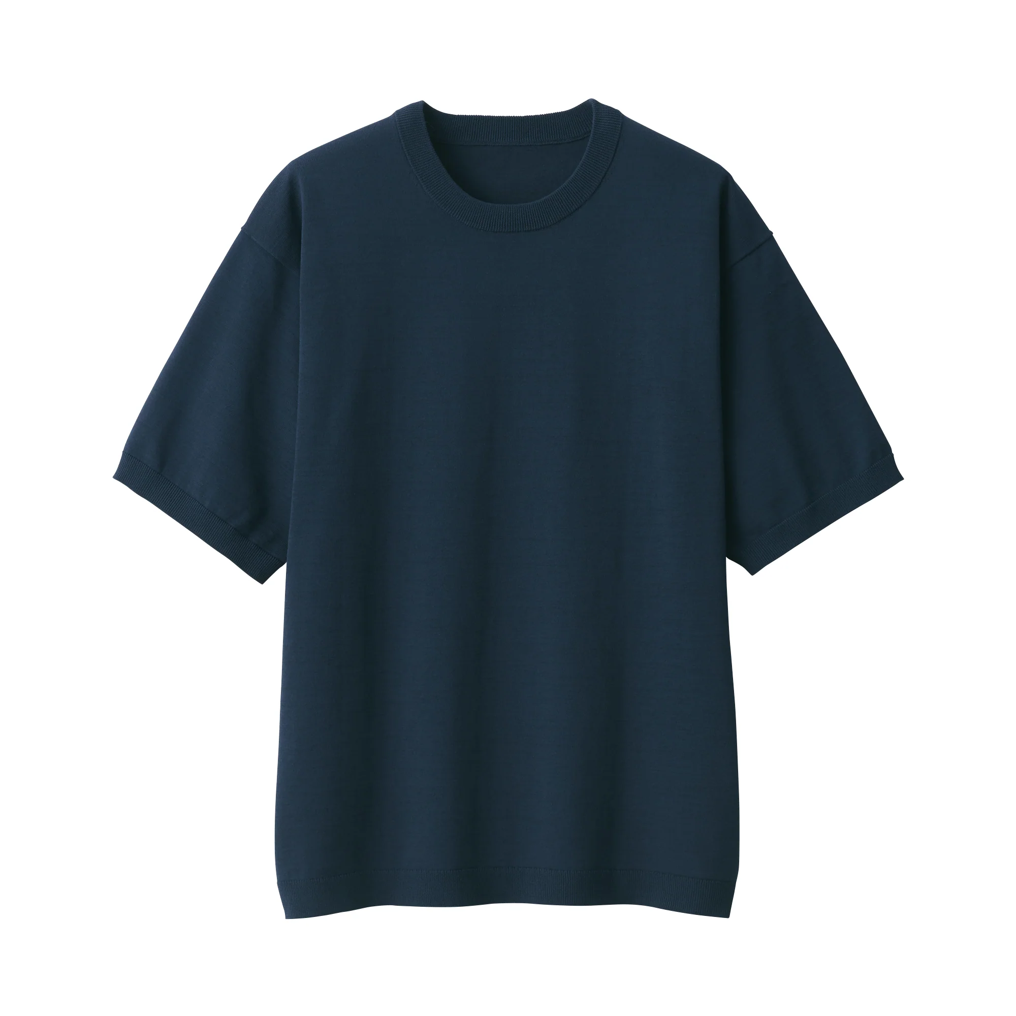 Men's Quick Dry Crew Neck Short Sleeve Knit T-Shirt - Image 9