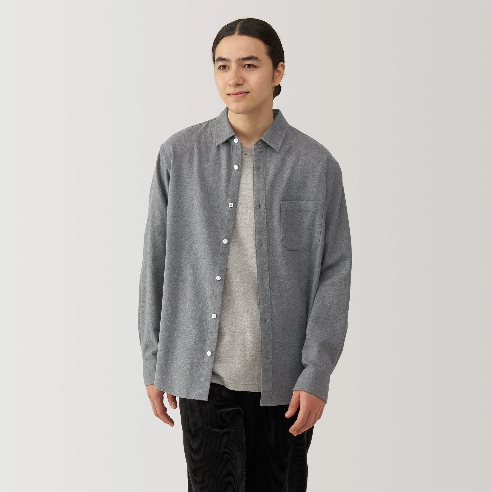Men's Reclaimed Cotton Blend Flannel Shirt