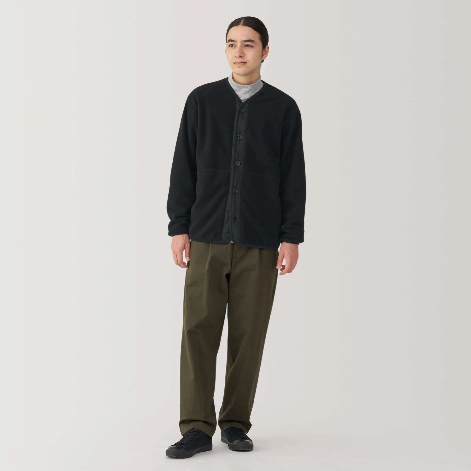 Men's Recyclable Fleece Cardigan - Image 12