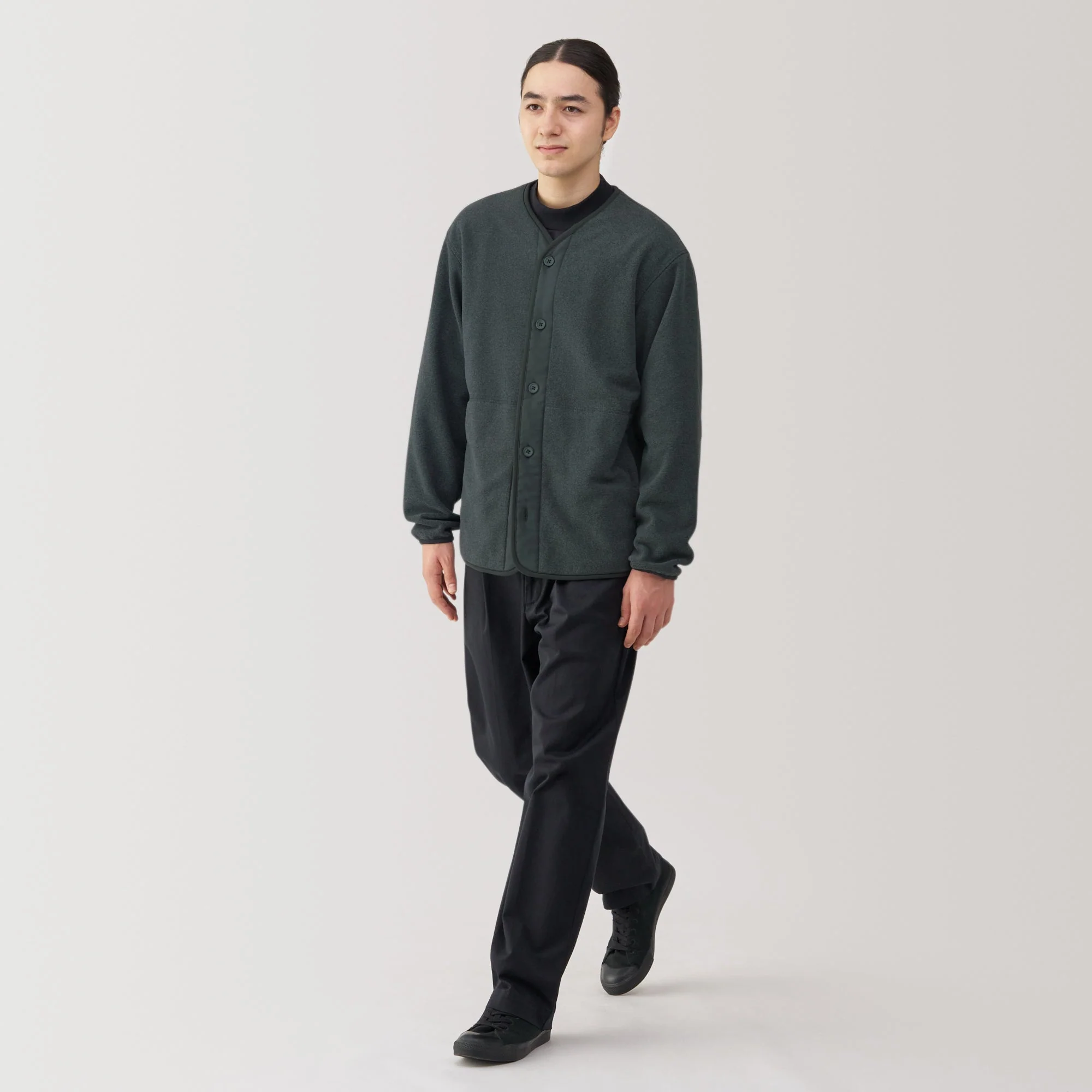 Men's Recyclable Fleece Cardigan - Image 4