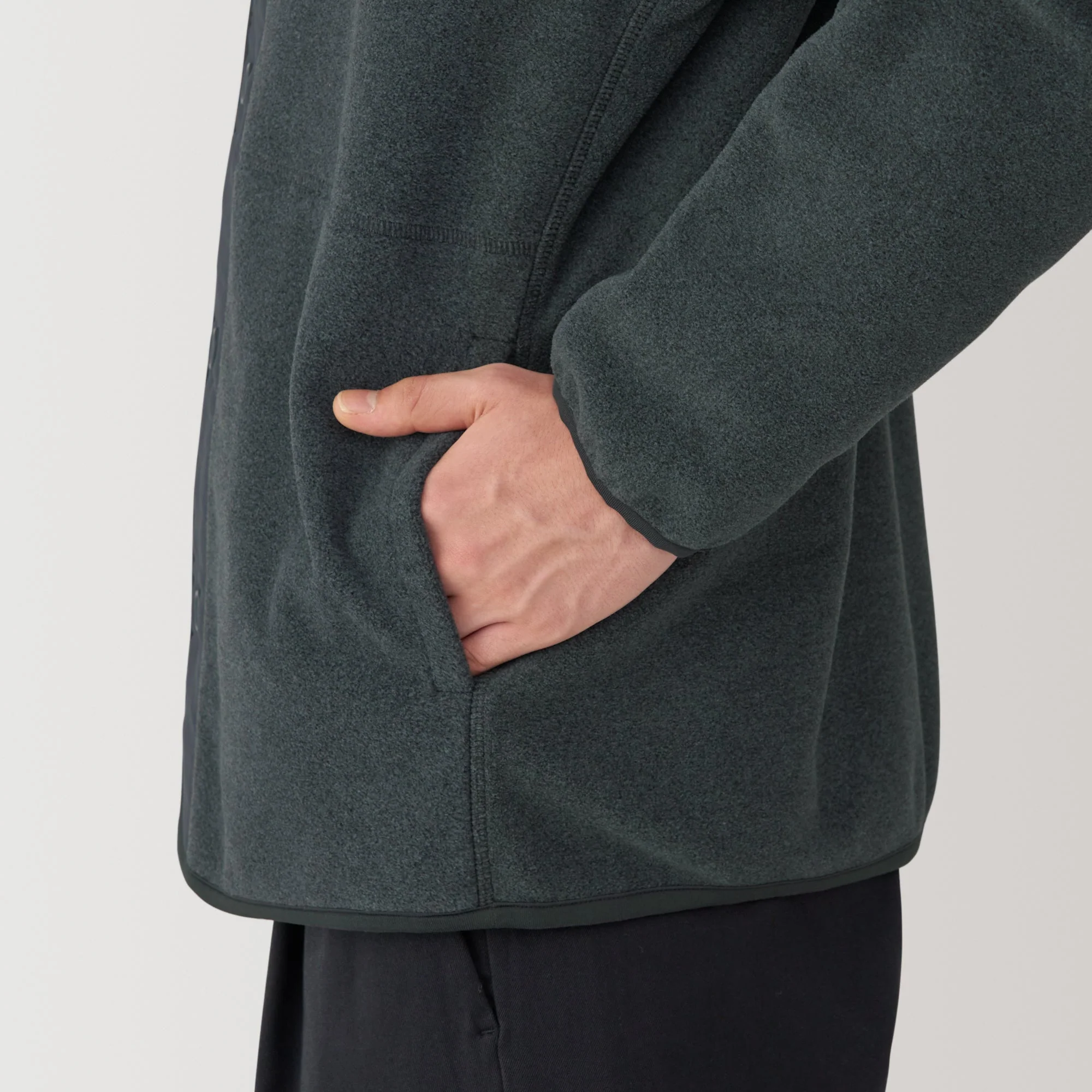 Men's Recyclable Fleece Cardigan - Image 8
