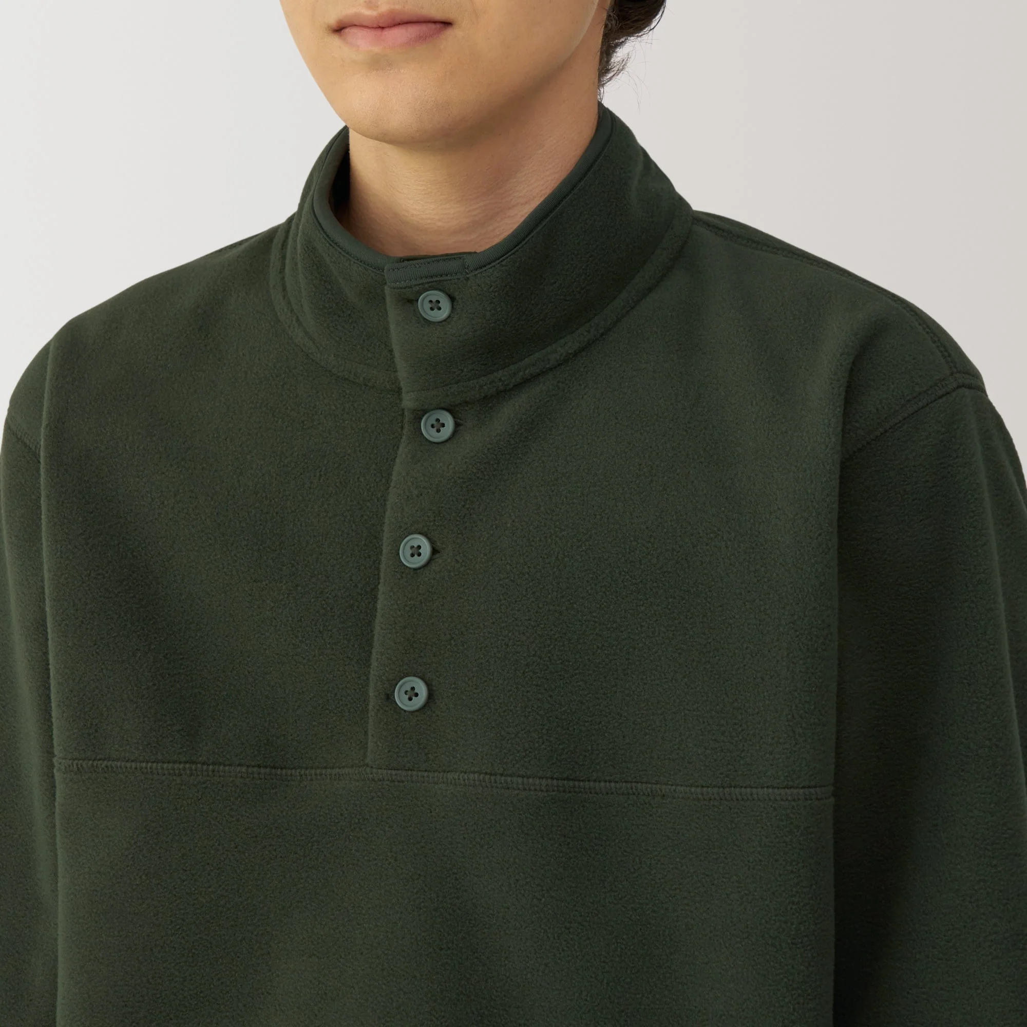 Men's Recyclable Fleece Pullover - Image 7