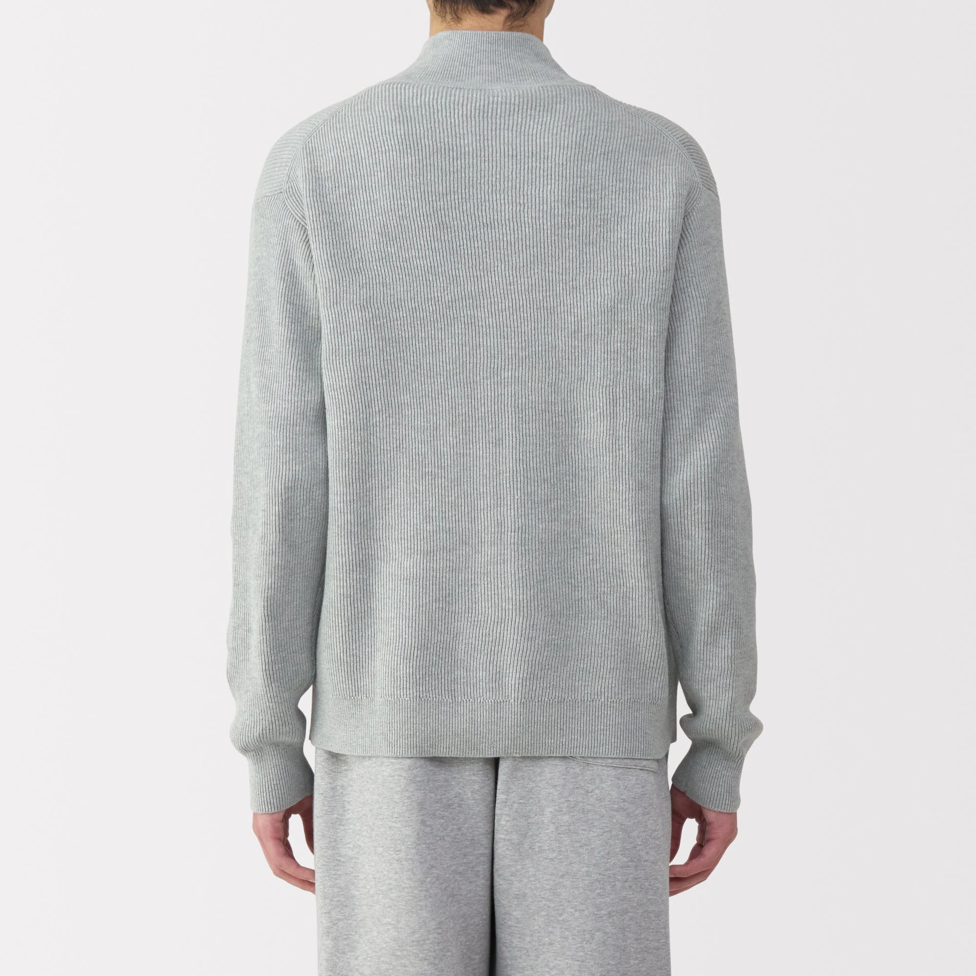 Men's Ribbed Full Zip Cardigan - Image 13