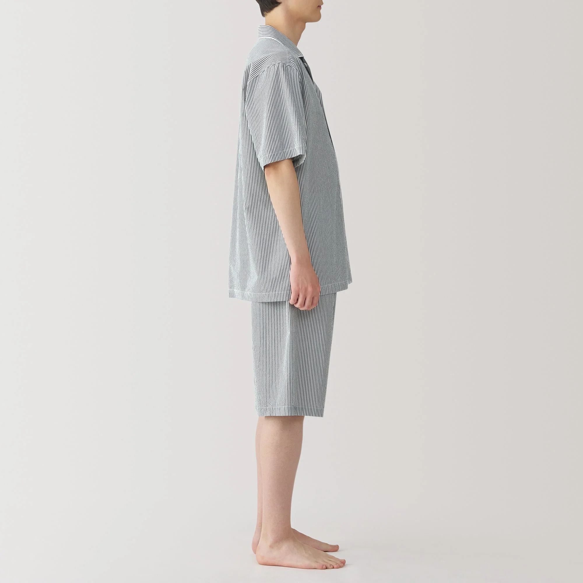 Men's Side Seamless Seersucker Pajamas - Image 27