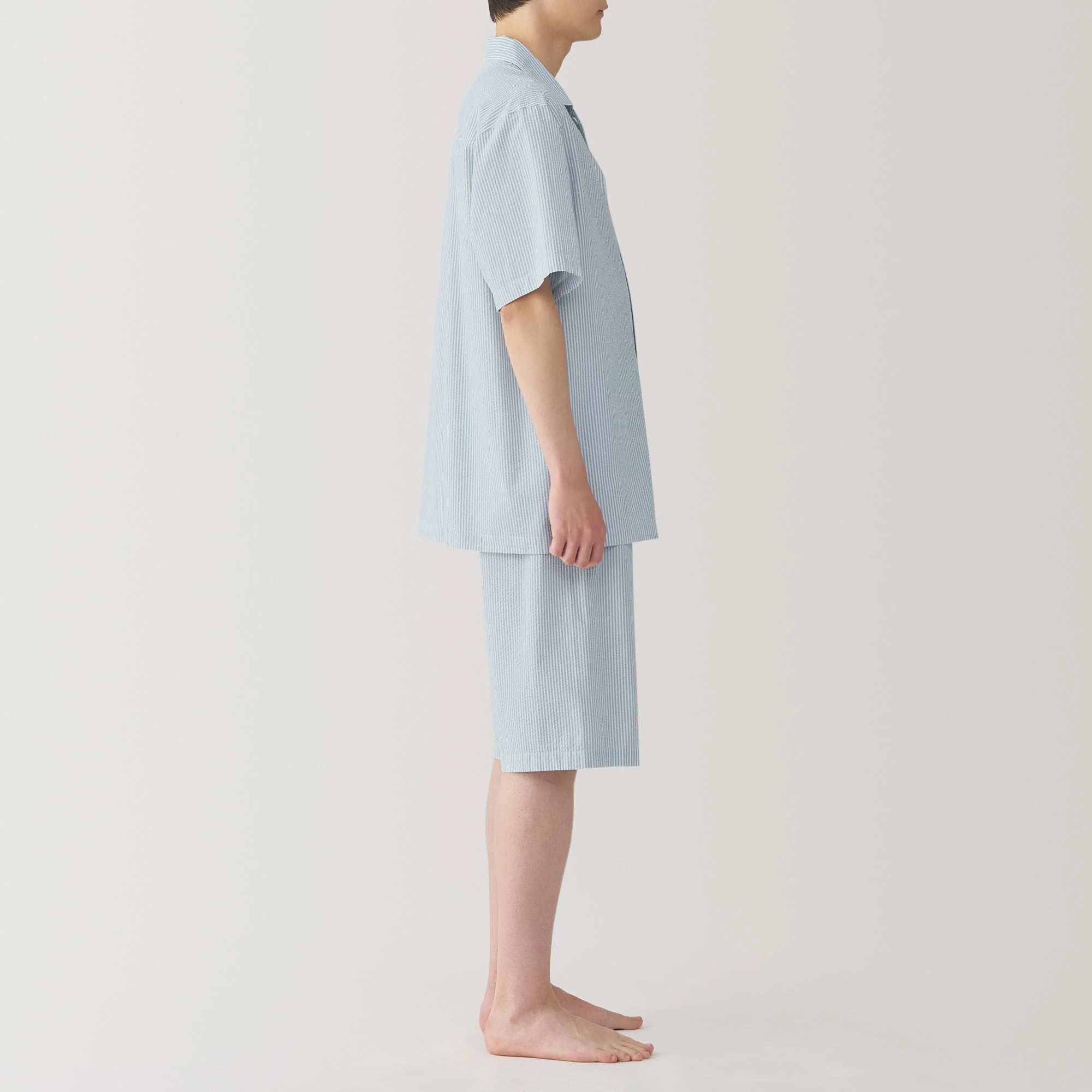 Men's Side Seamless Seersucker Pajamas - Image 5