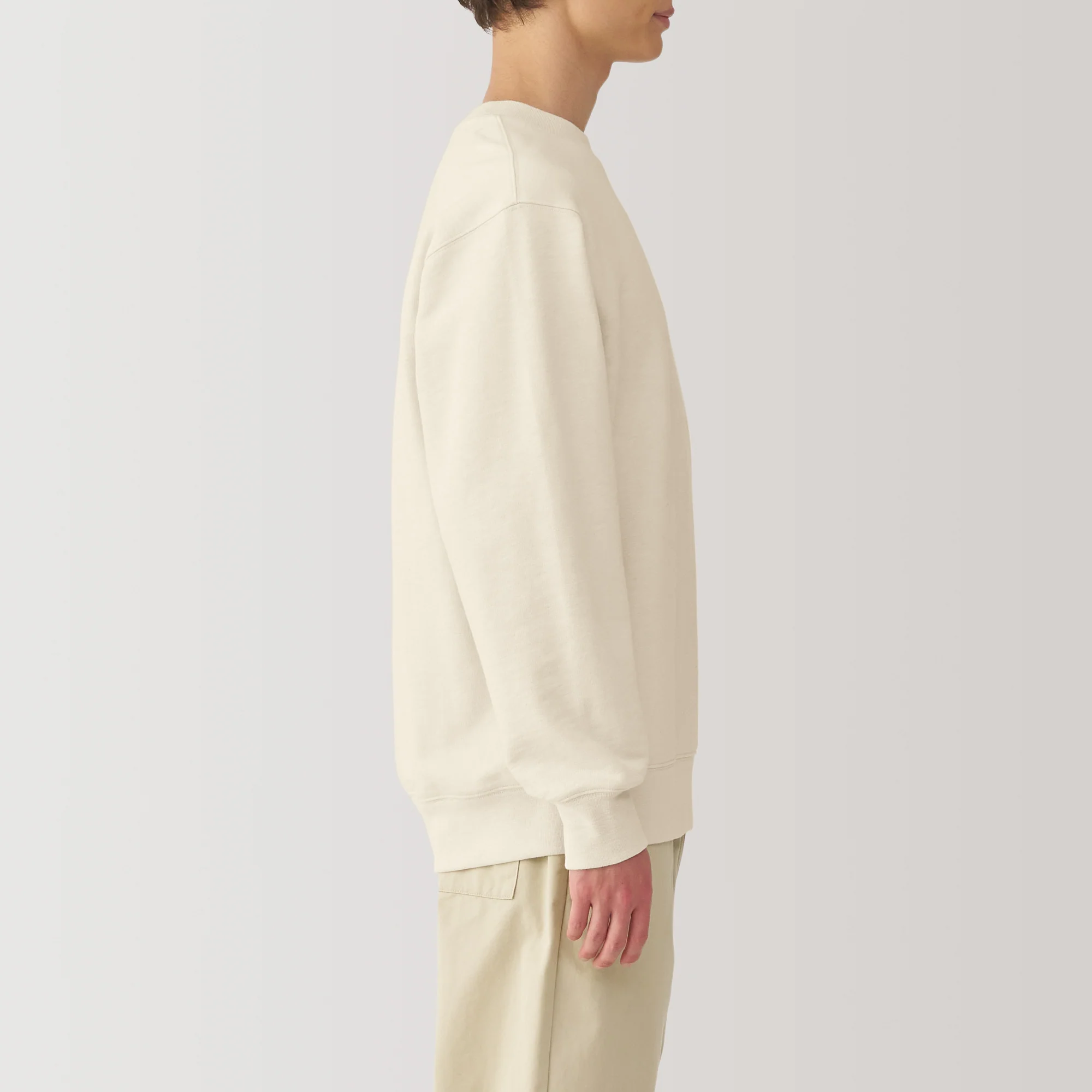 Men's Slub Jersey Crewneck Pullover - Image 19