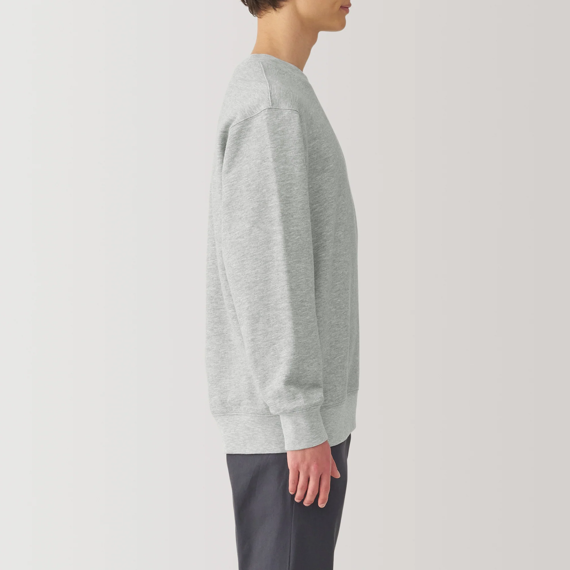 Men's Slub Jersey Crewneck Pullover - Image 5