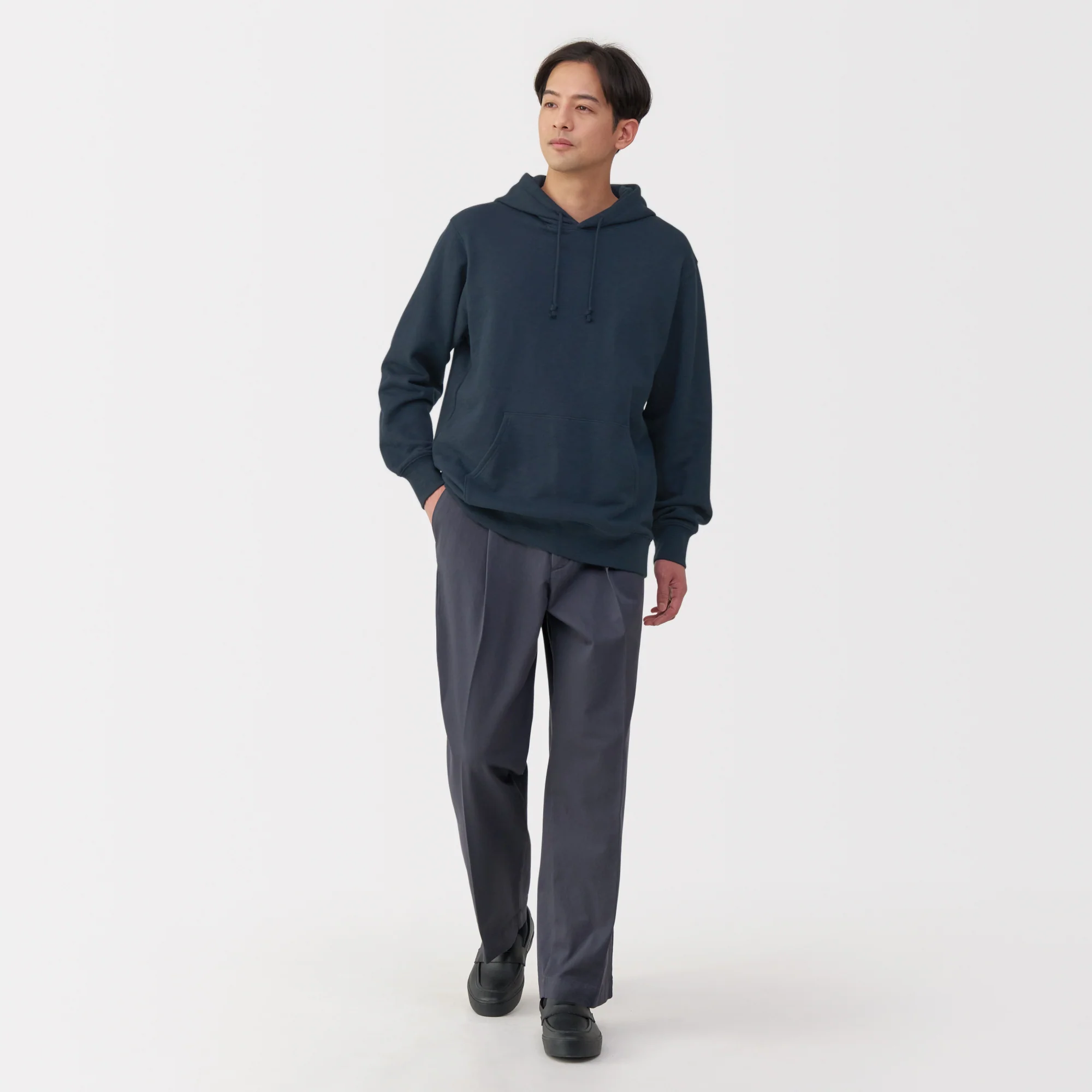 Men's Slub Jersey Pullover Hoodie - Image 28