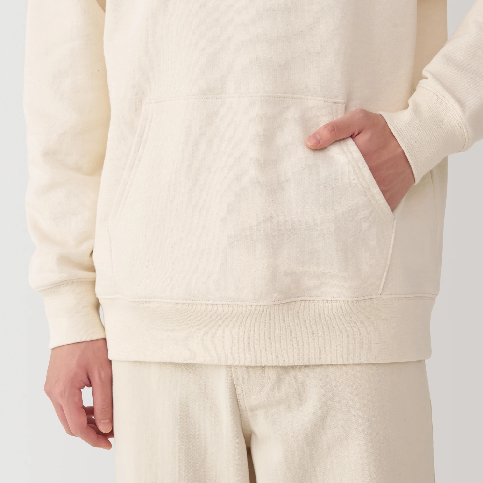 Men's Slub Jersey Pullover Hoodie - Image 8