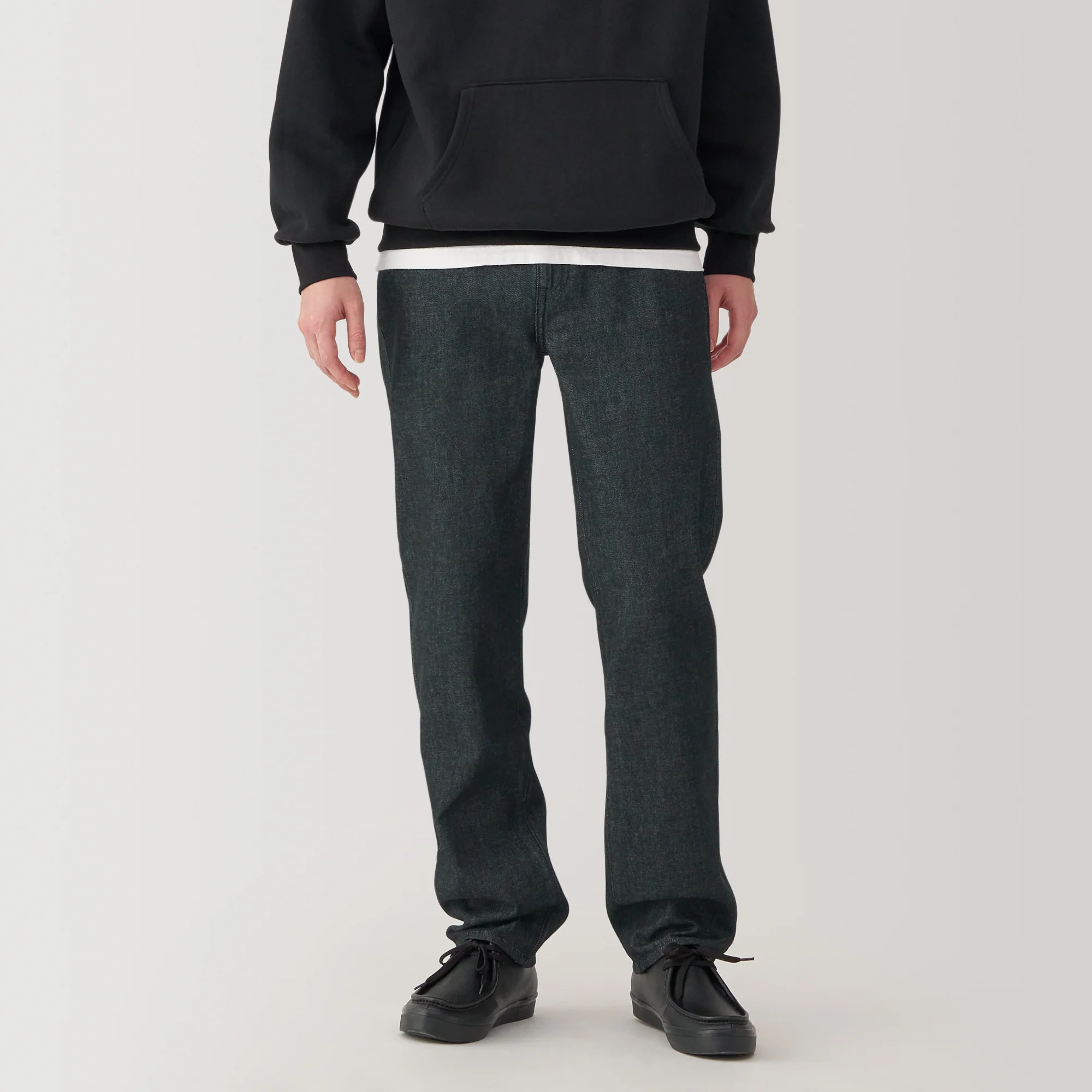 Men's Kapok Blend Straight Denim Trousers