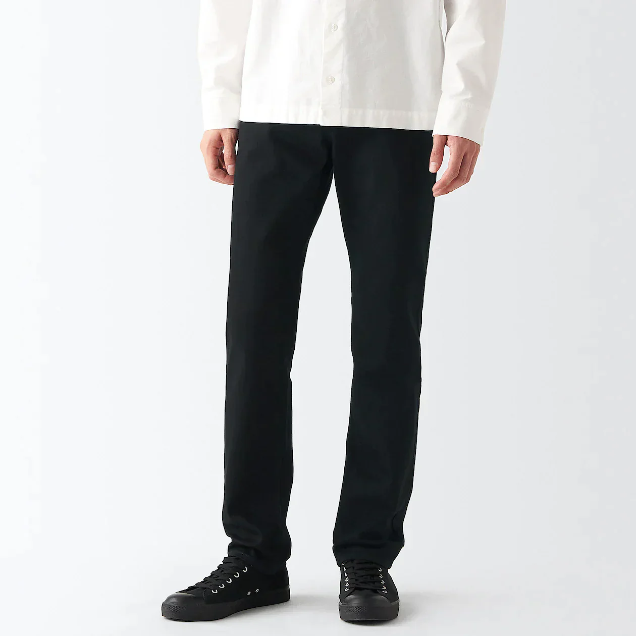 Men's Stretch Denim Slim Pants Black (L32") - Image 3