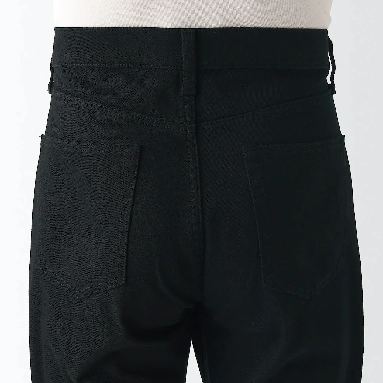 Men's Stretch Denim Slim Pants Black (L32") - Image 9