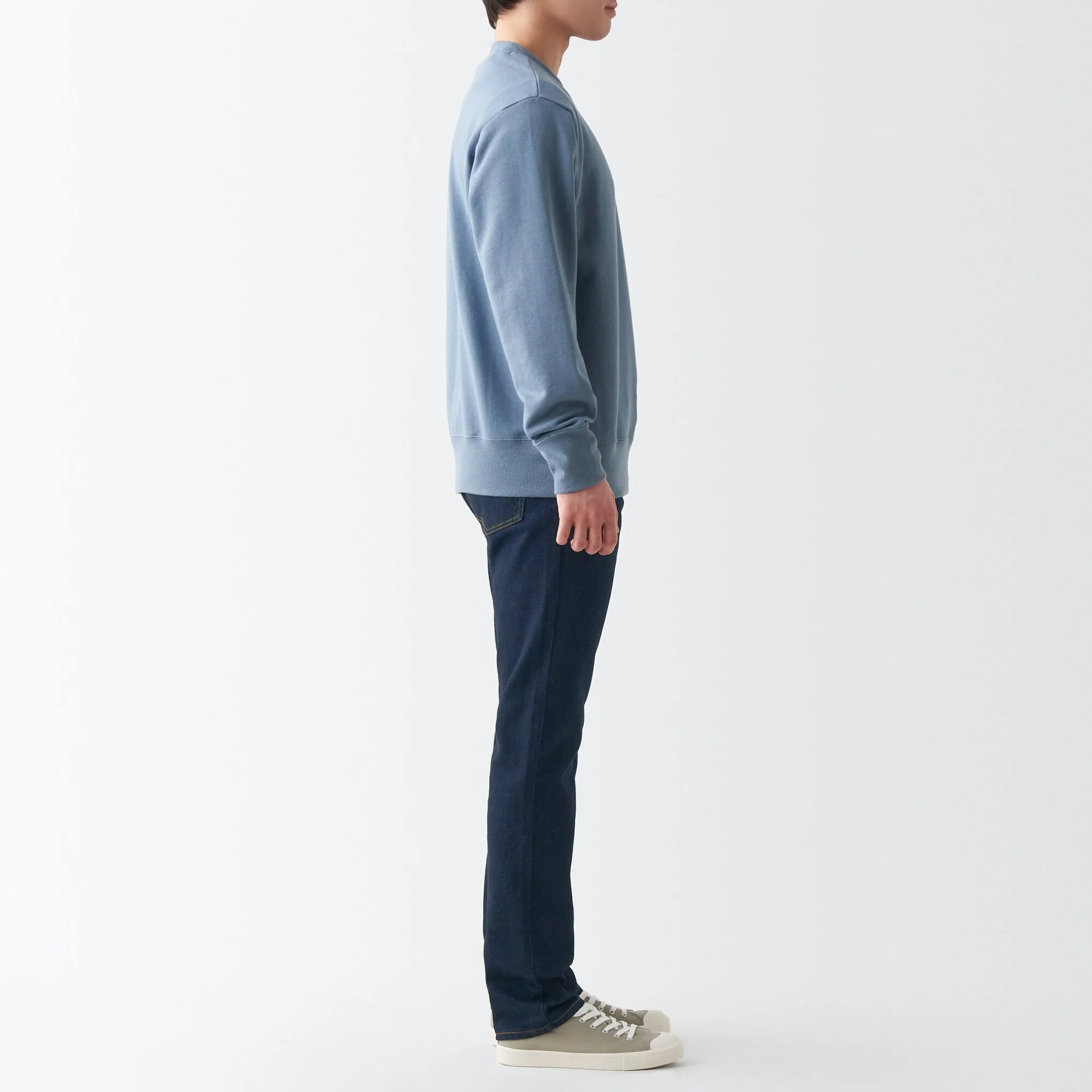 Men's Stretch Denim Slim Pants Dark Navy (L32") - Image 5