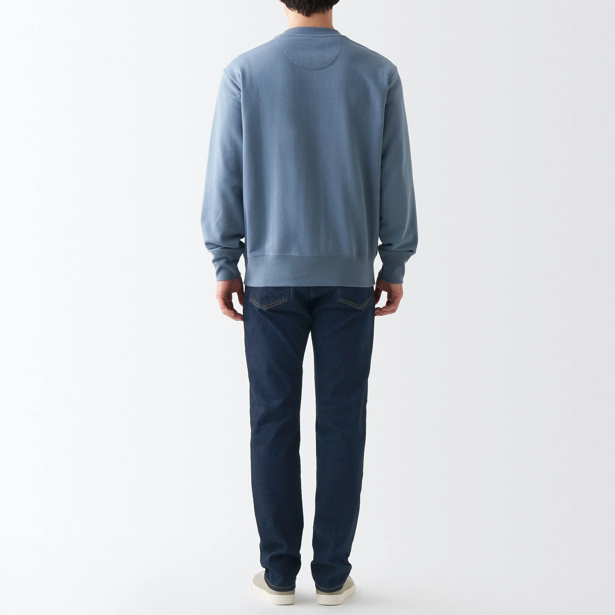 Men's Stretch Denim Slim Pants Dark Navy (L32") - Image 6